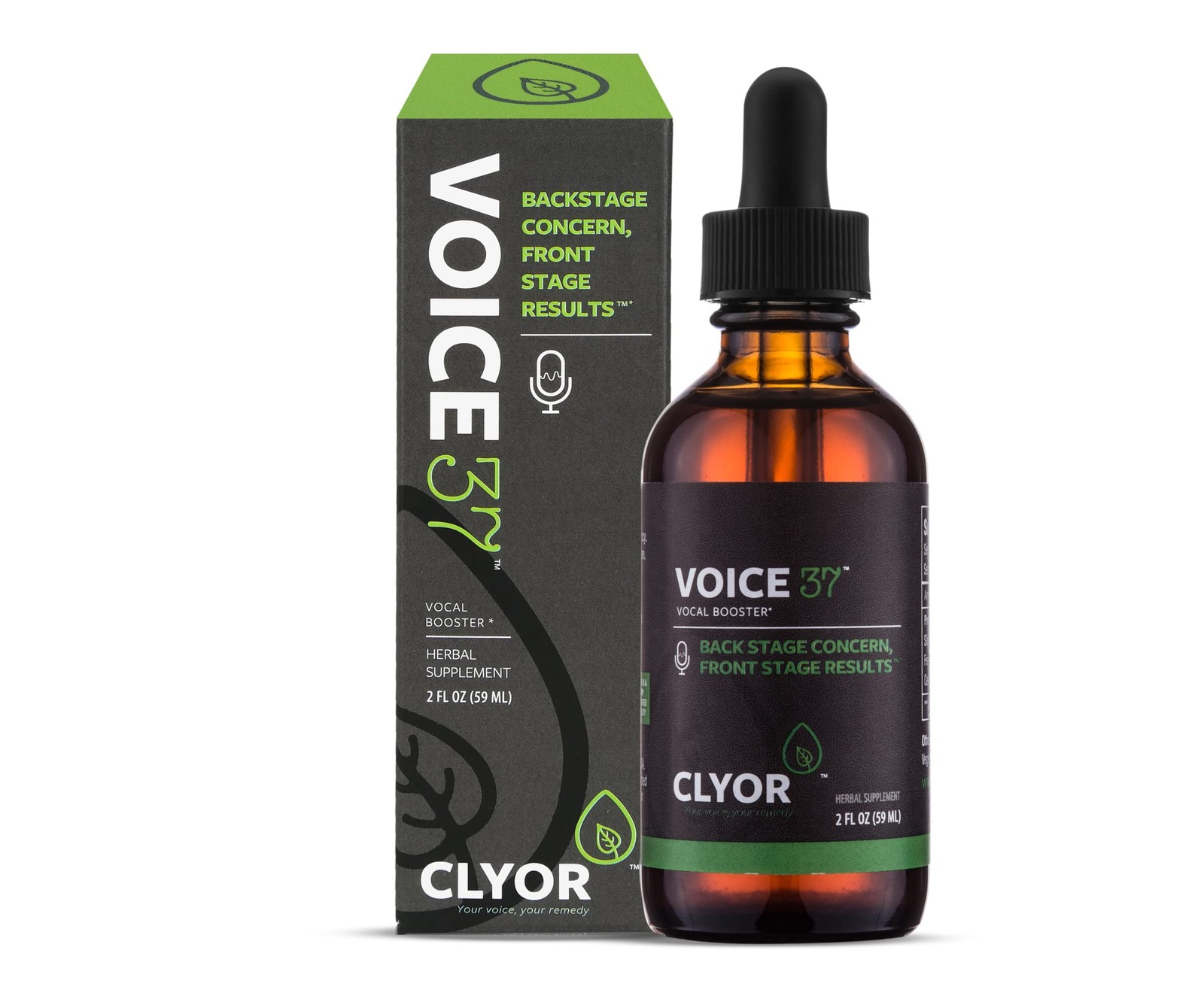 CLYOR Voice37 All Natural Voice Remedy for Singers  Boosts Your Voice  Soothe...