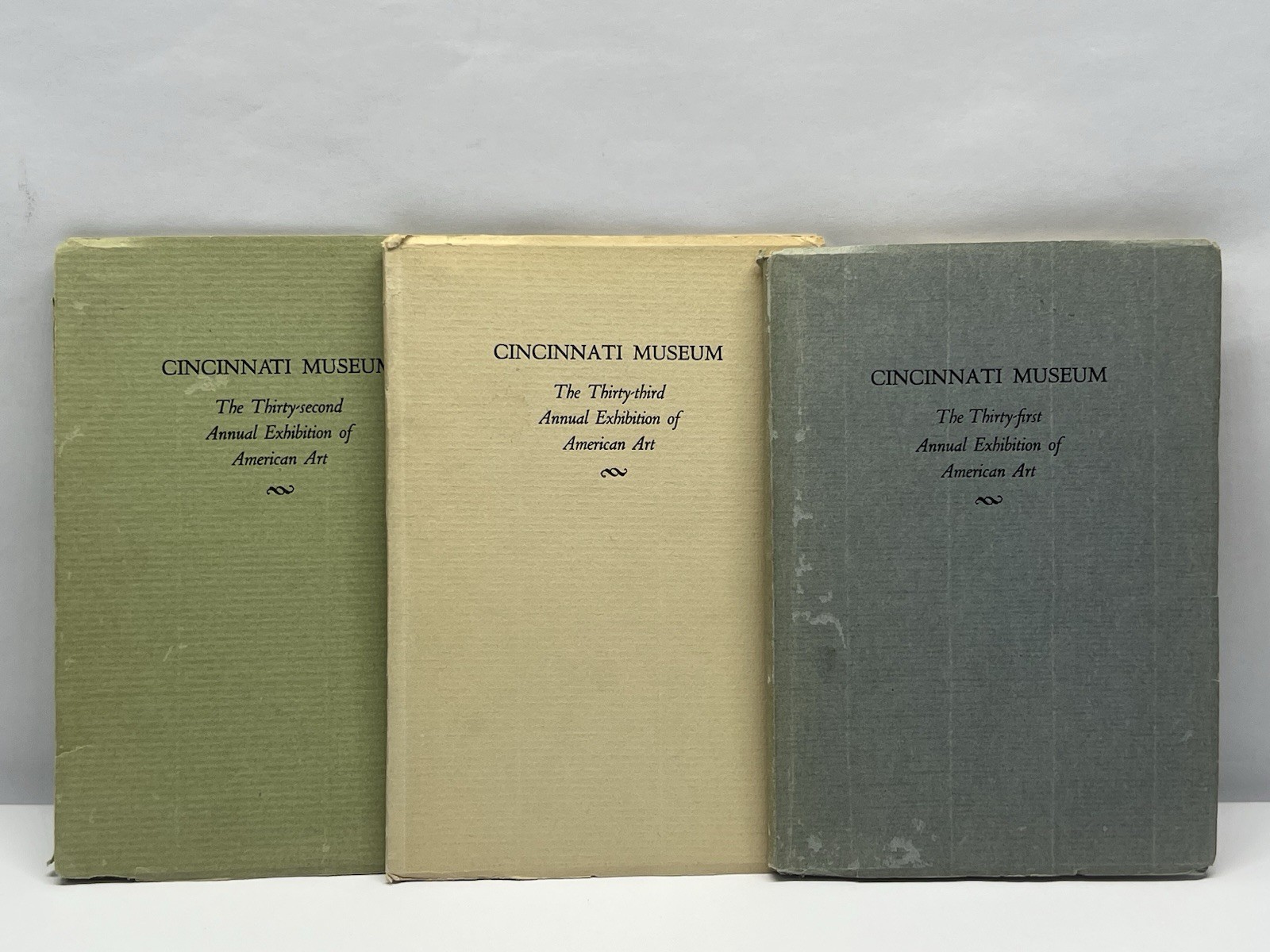 Cincinnati Art Museum Annual Exhibition of American Art Lot of 3 Catalogs