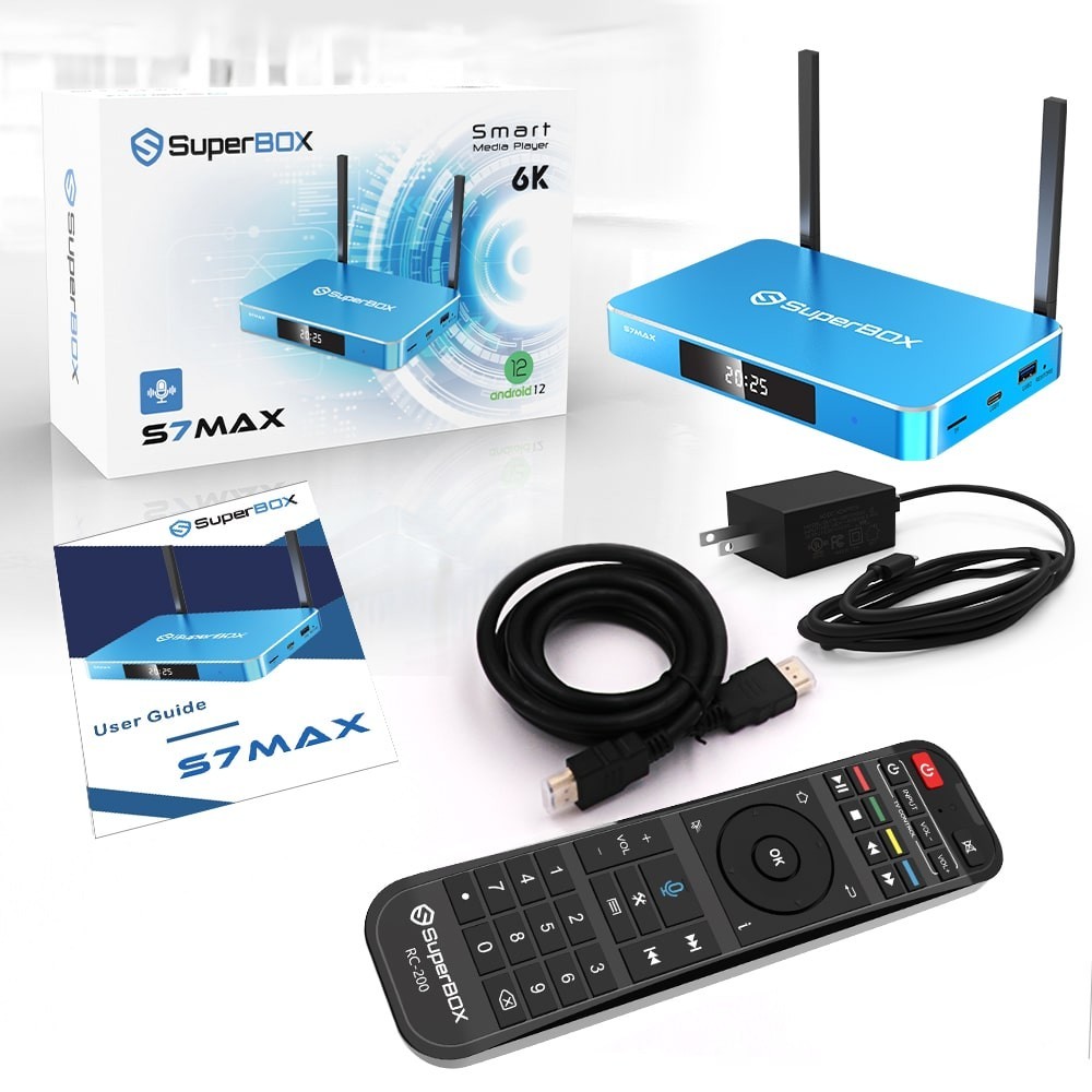 SuperBox S7 Max Authorized Dealer 30 Day Satisfaction Guarantee Same Day Ship