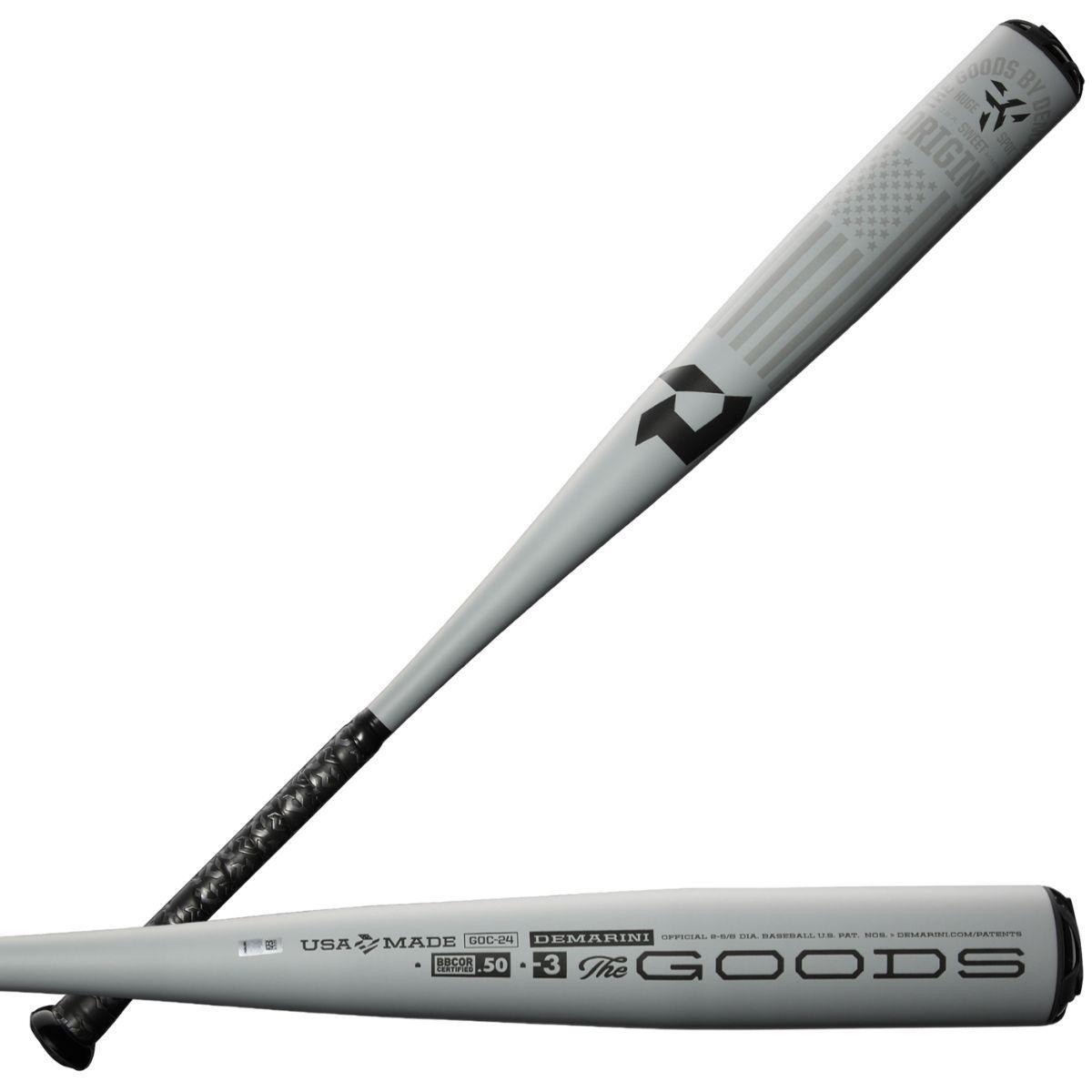 2024 DeMarini The Goods One BBCOR -3 Baseball Bat: WBD2463010 (34 In. 31 Oz.) 2024 DeMarini The Goods One BBCOR -3 Baseball Bat: WBD2463010 (34 In. 31 Oz.)