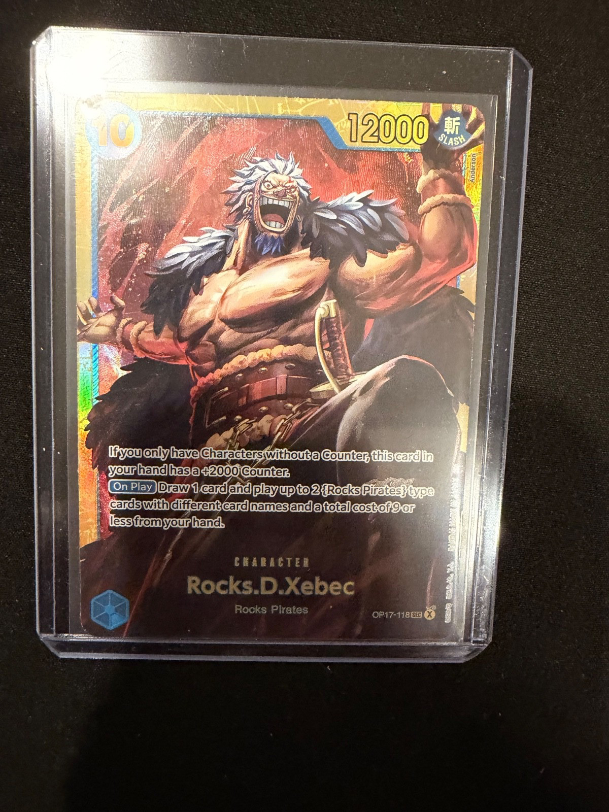 Rocks.D.Xebec (118) OP17-118 The World\'s Strongest Warriors Foil SEC NM Rocks.D.Xebec (118) OP17-118 The World\'s Strongest Warriors Foil SEC NM