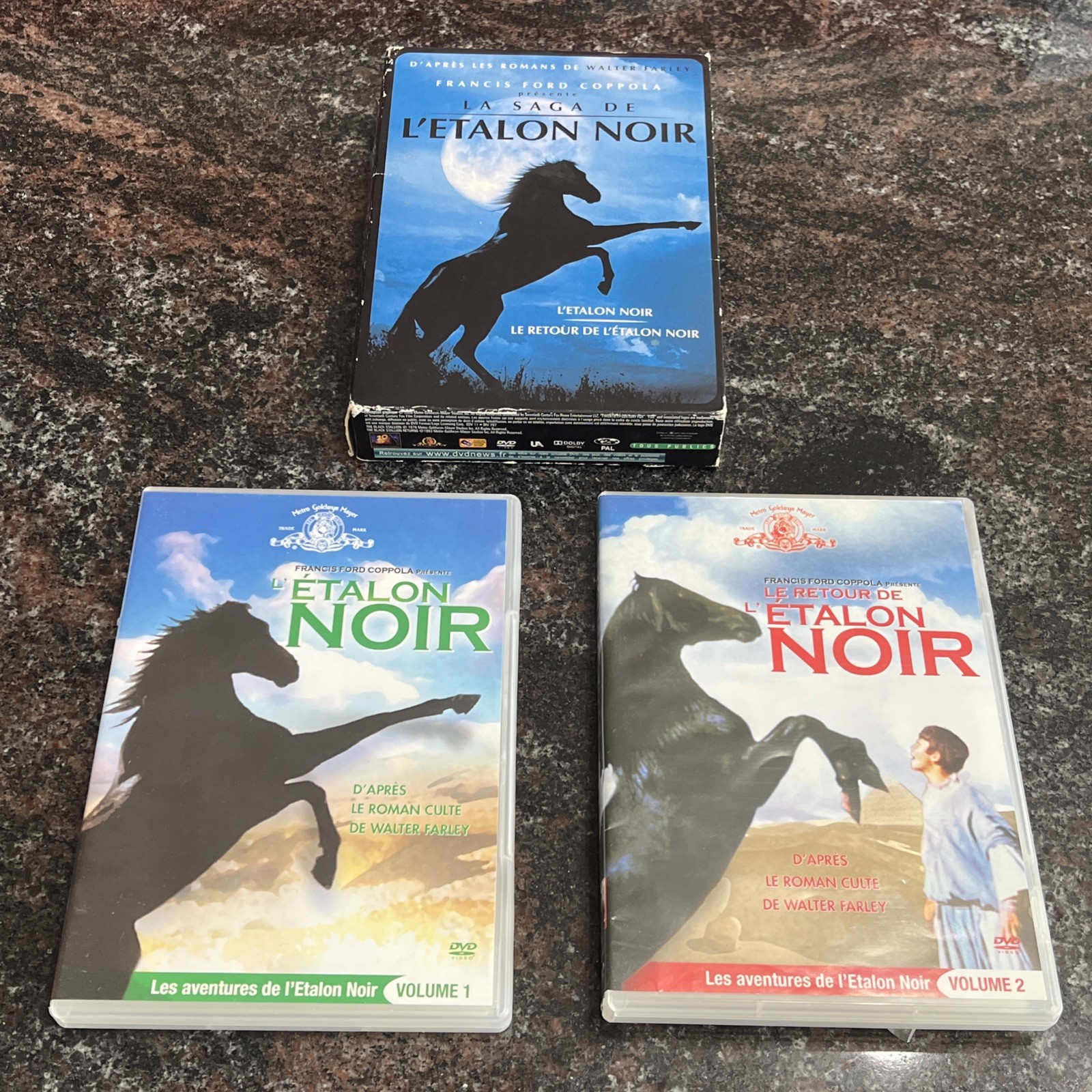 LA SAGA DE L’ETALON NOIR DVDs