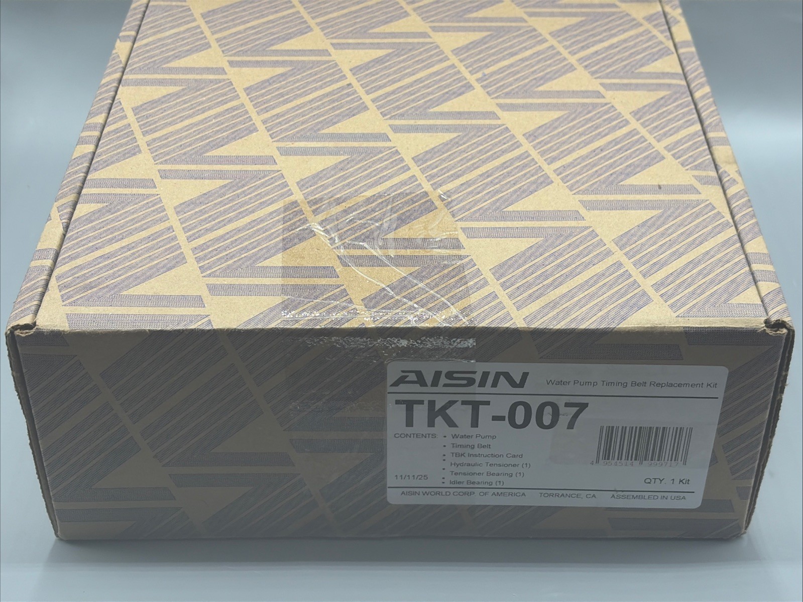 Genuine AISIN Engine Timing Belt Kit with Water Pump TKT-007 - NEW Open Box Genuine AISIN Engine Timing Belt Kit with Water Pump TKT-007 - NEW Open Box