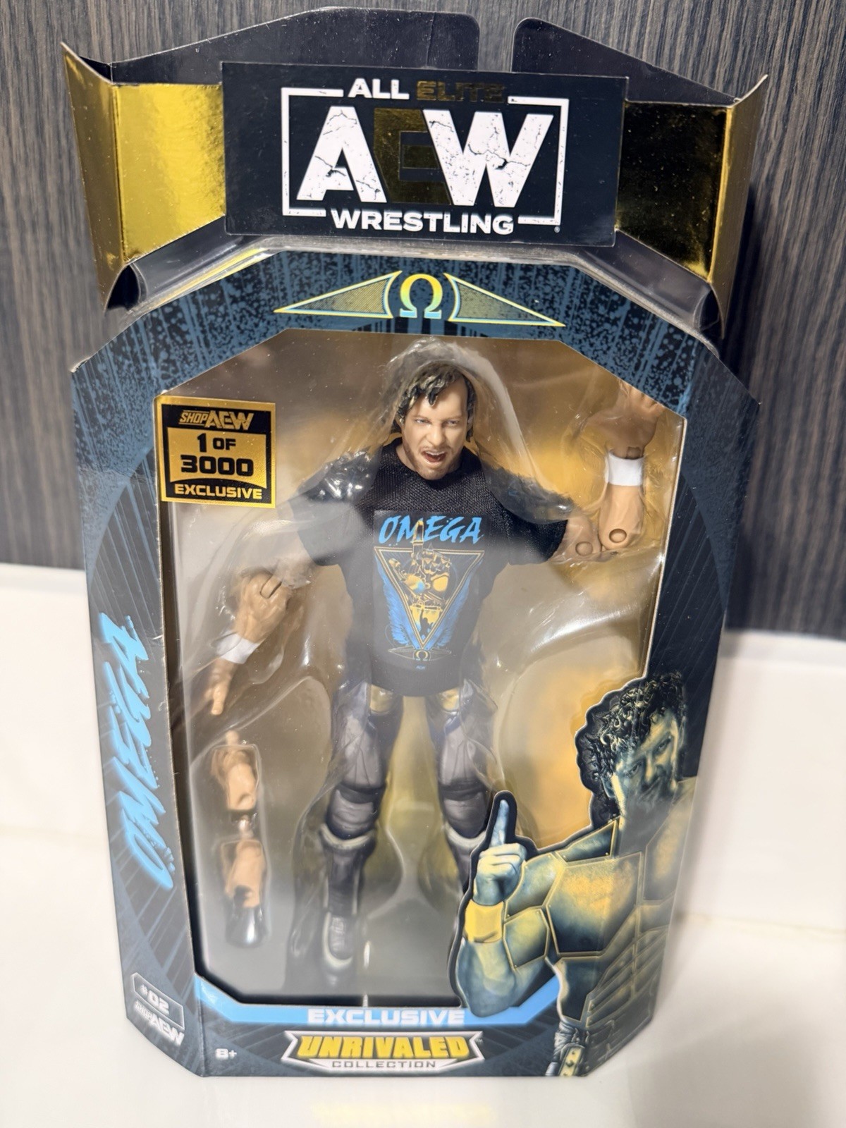 AEW Unrivaled Kenny Omega ShopAEW Exclusive 1 of 3000 Action Figure AEW Unrivaled Kenny Omega ShopAEW Exclusive 1 of 3000 Action Figure