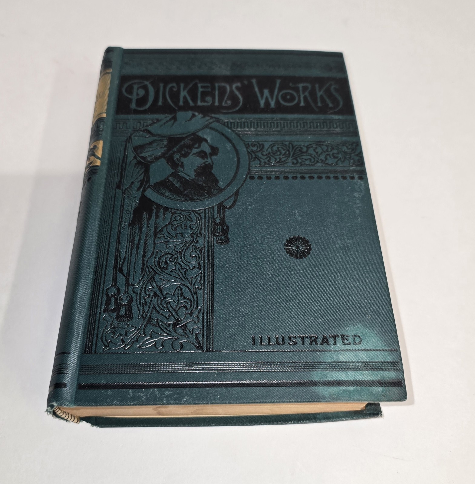 Antique Charles Dickens Oliver Twist Hurst & Co. Illustrated c1885-1890 HC