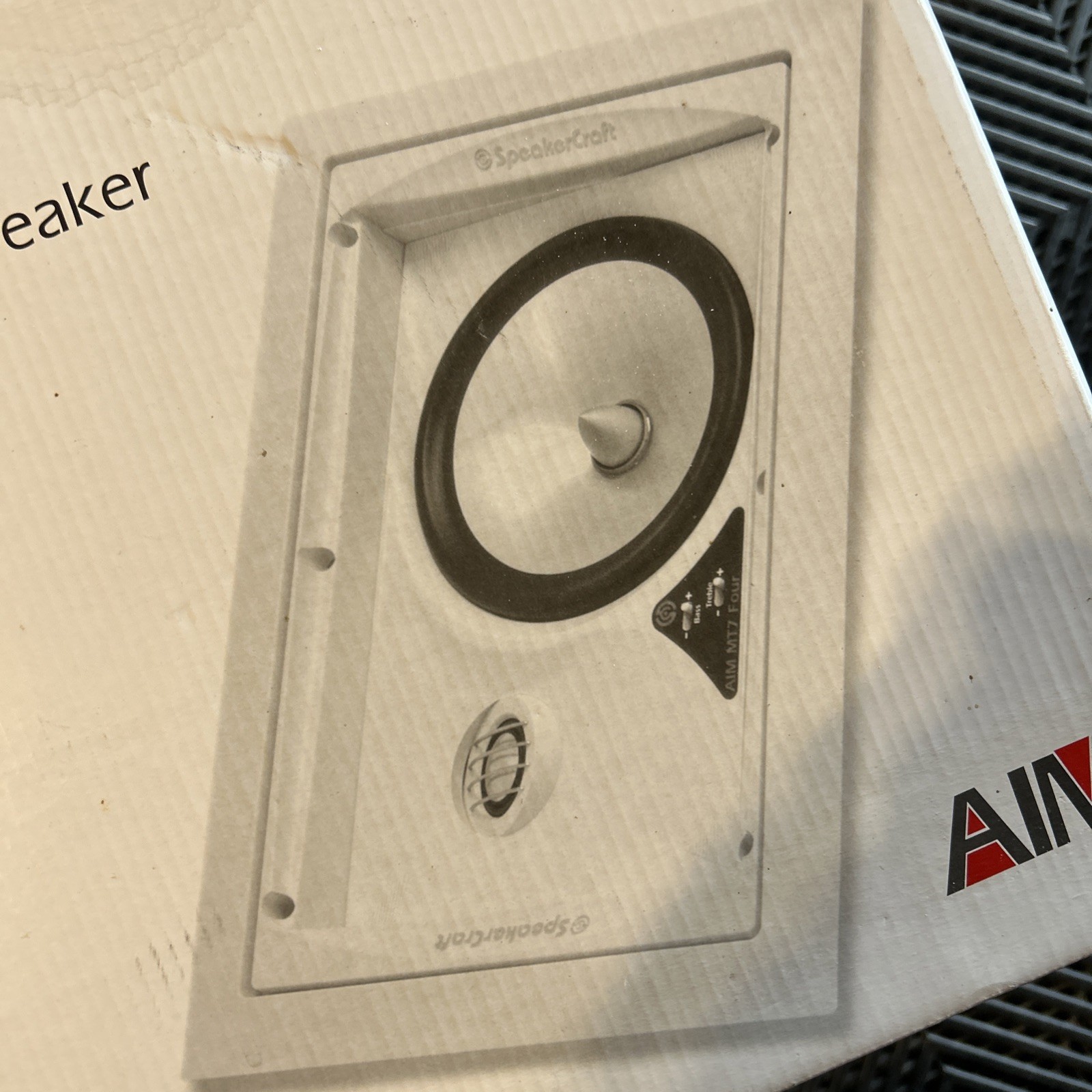 Two Speakercraft  AIM7 Series  MT Pivoting In Wall Speakers New - Open Box
