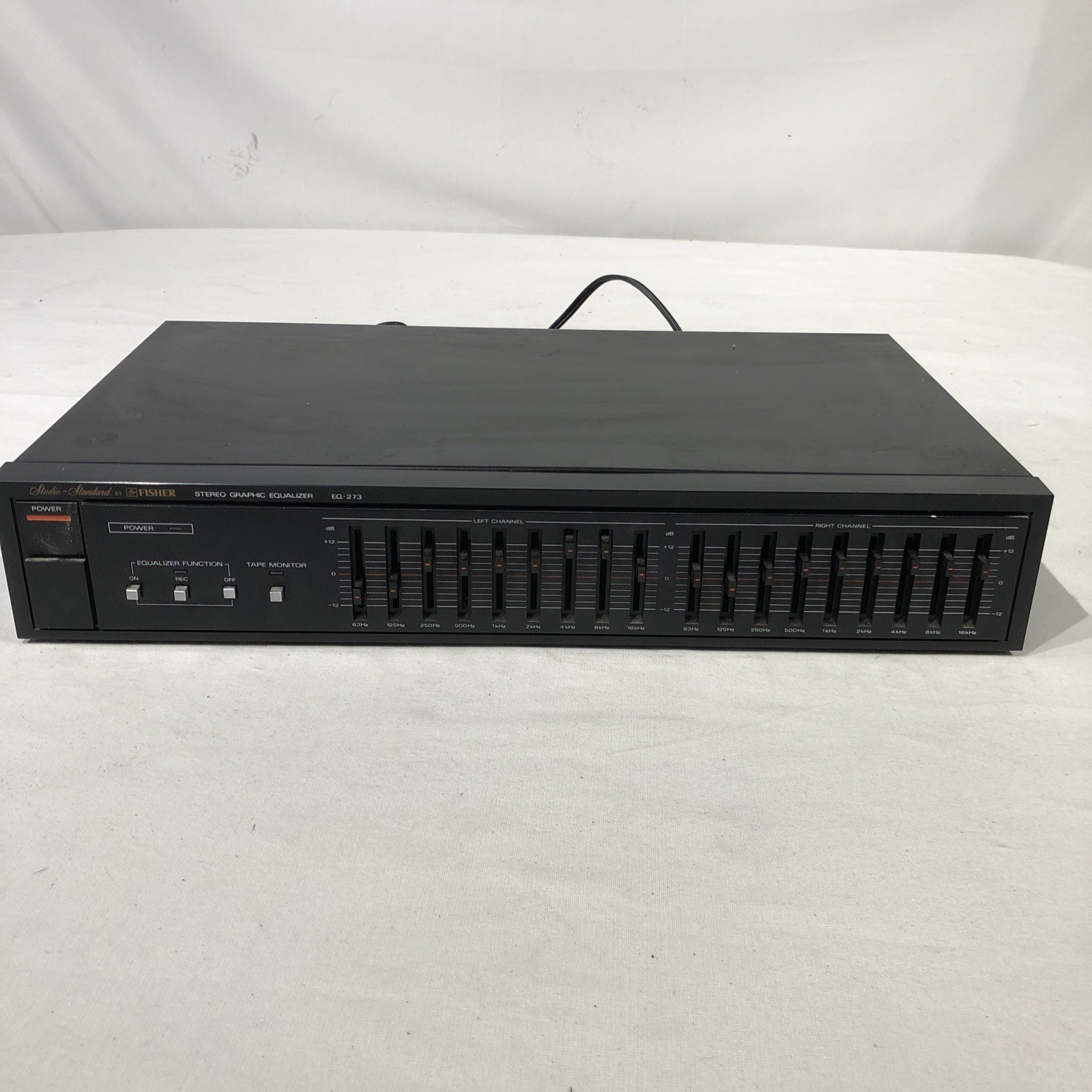 Fisher Studio Standard 9-Band Stereo Graphic Equalizer EQ-273 Made in Japan 