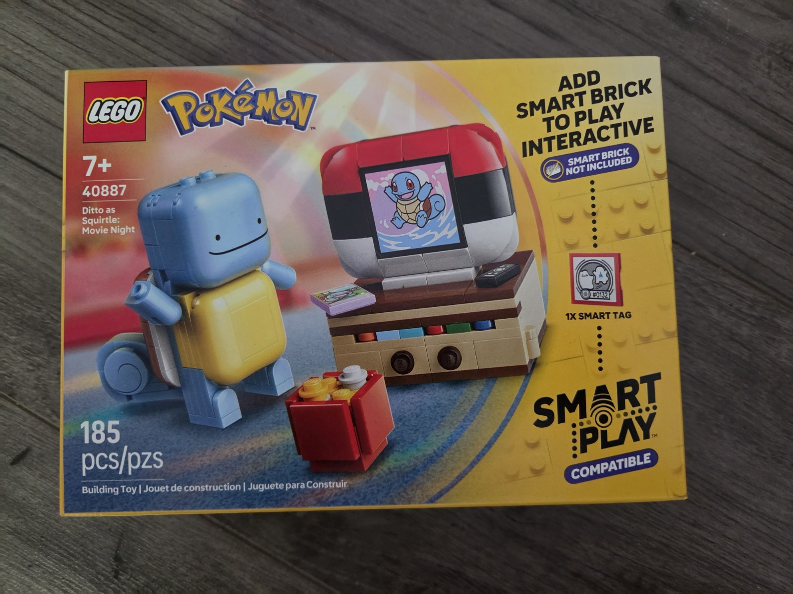 LEGO 40887 Pokemon SMART Play Ditto as Squirtle Movie Night GWP New Sealed