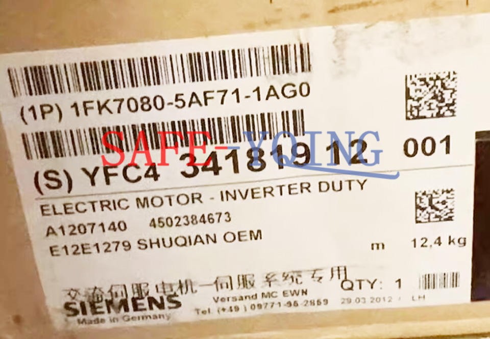 ONE NEW SIEMENS SERVO MOTOR 1FK7080-5AF71-1AG0