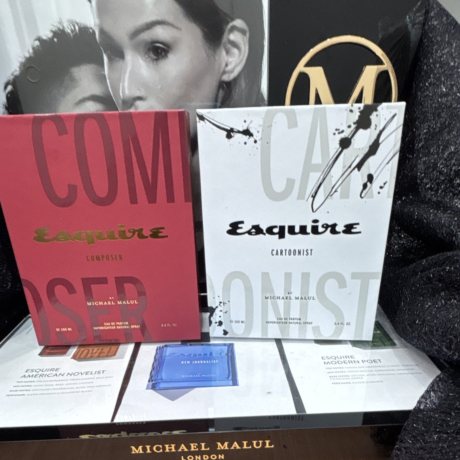Best seller deal -Michael Malul Esquire Composer/Cartoonist Edp Parfum  3.4floz