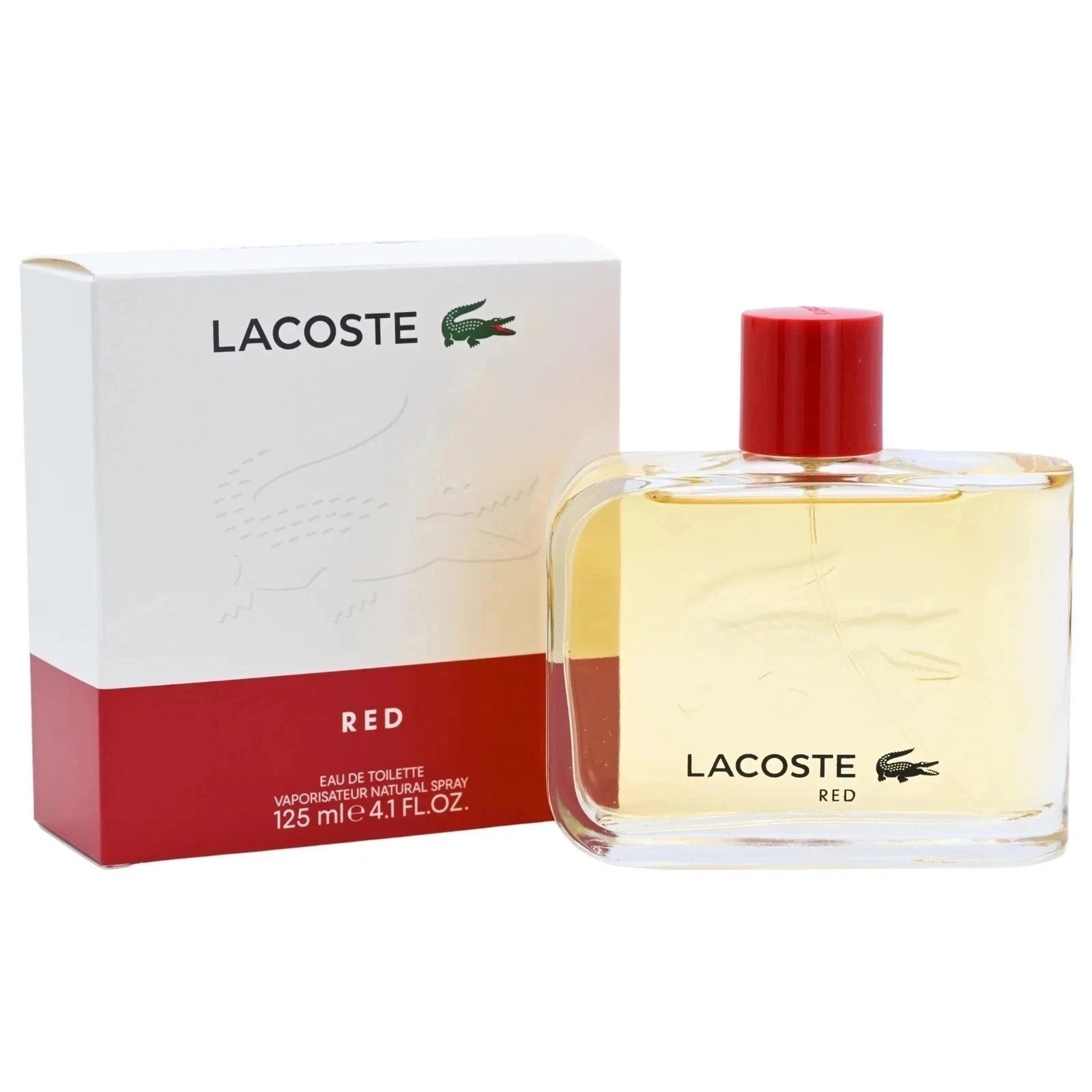Lacoste Red Eau de Toilette for Men  4.1 oz
