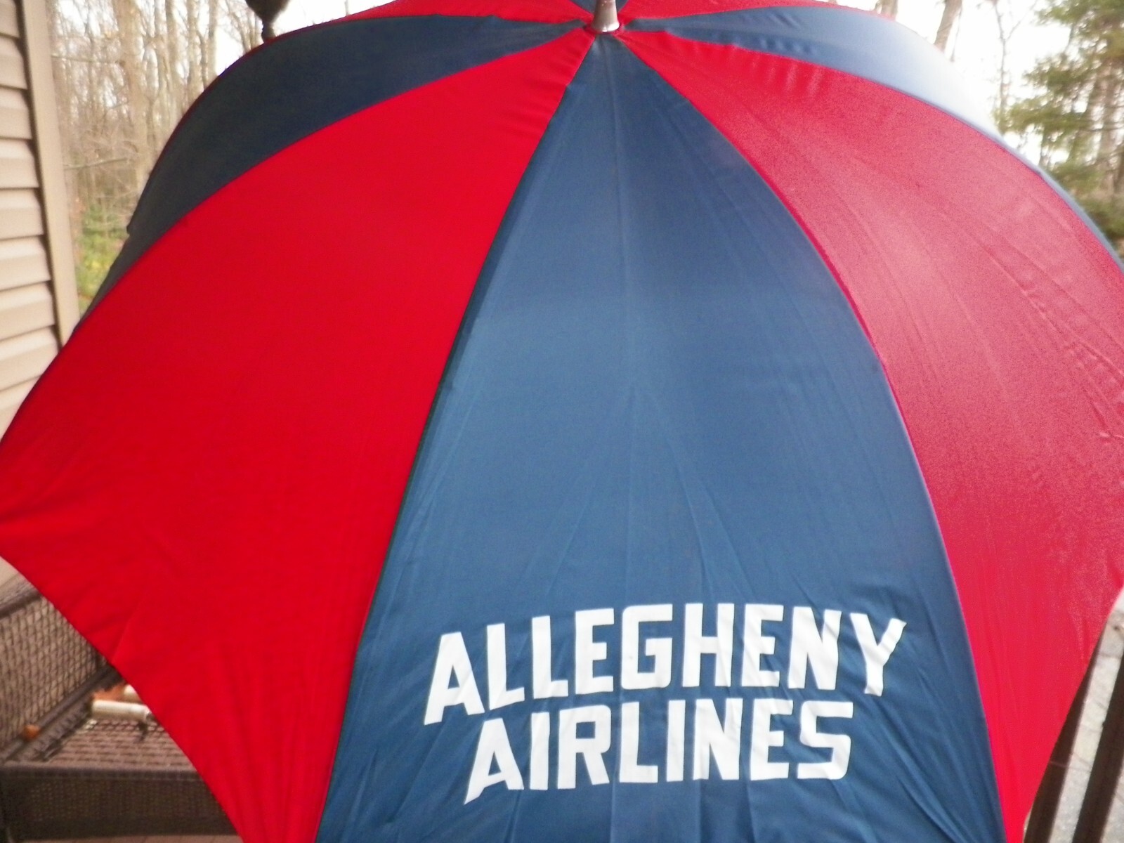 vintage Allegheny Airlines airlines advertising umbrella - excellent shape vintage Allegheny Airlines airlines advertising umbrella - excellent shape