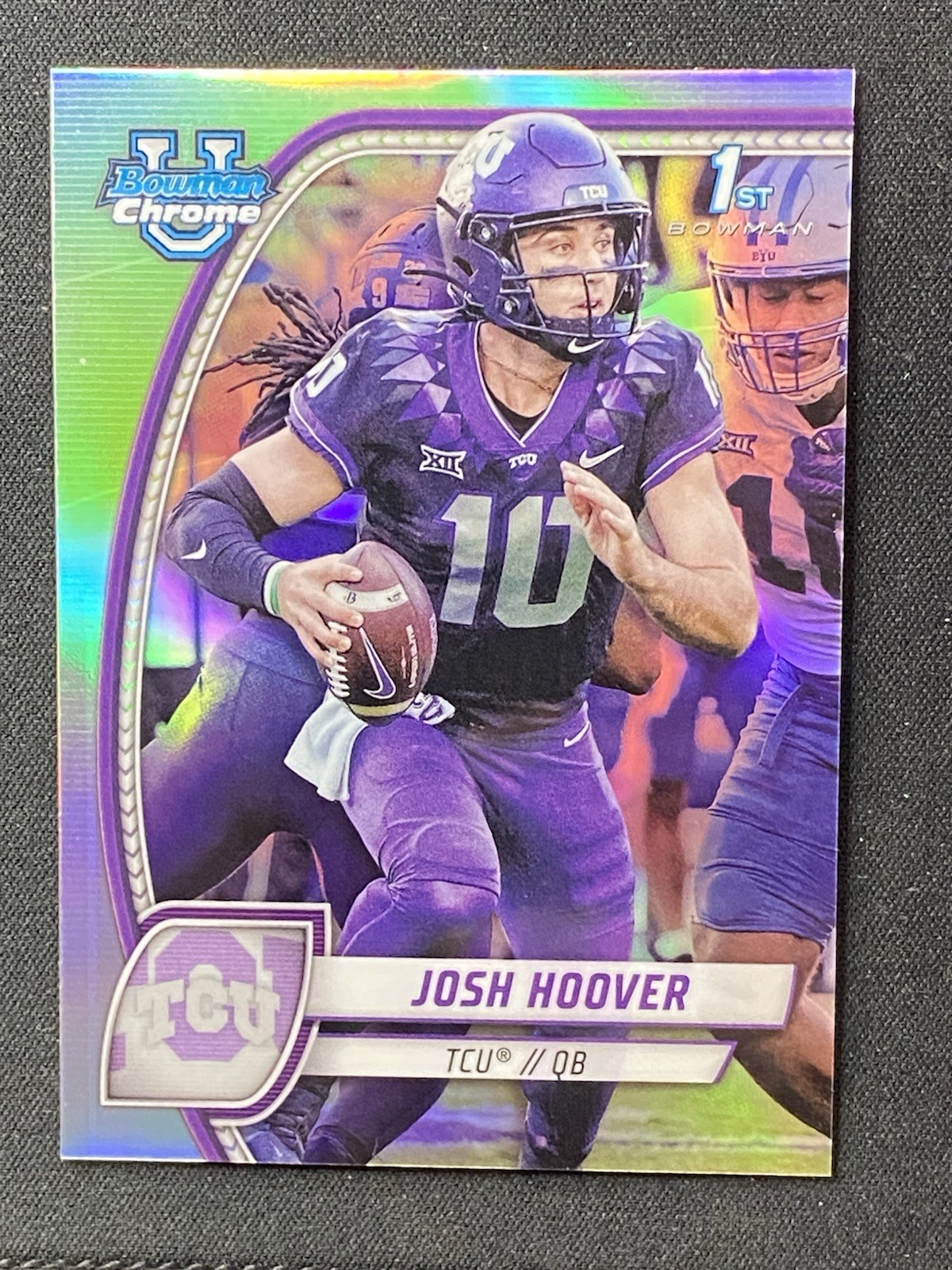 2024 Bowman University Chrome Refractor Josh Hoover #108