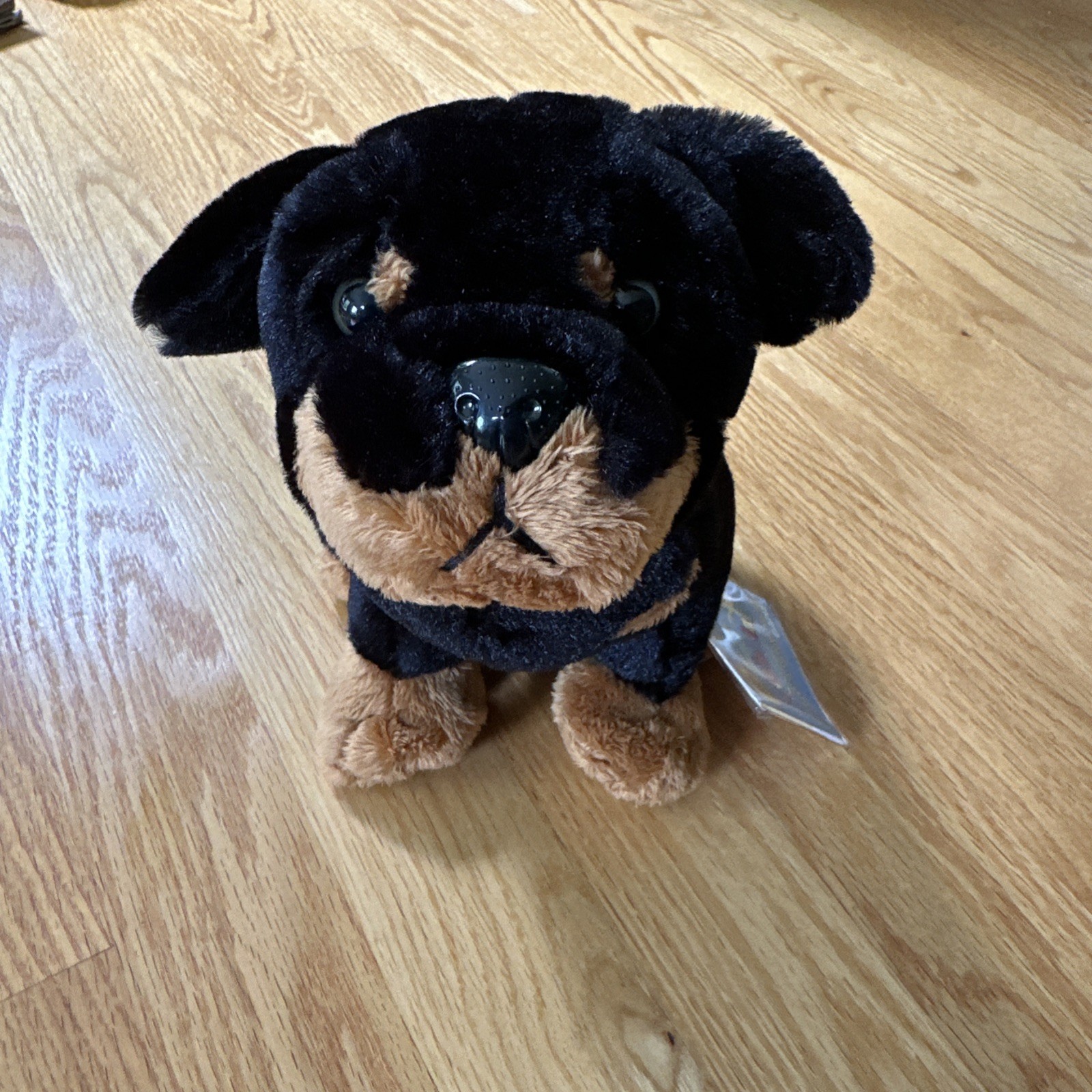 GANZ Webkinz Rottweiler Dog HM183 Plush Stuffed Animal NWT NEW unused CODE