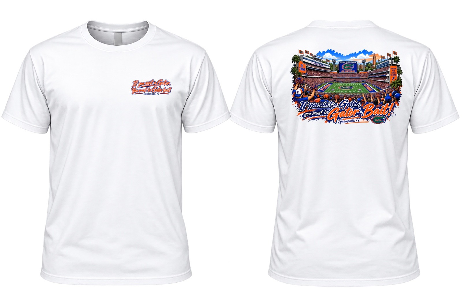Custom Florida Gators  Stadium Premium Quality Tee\'s