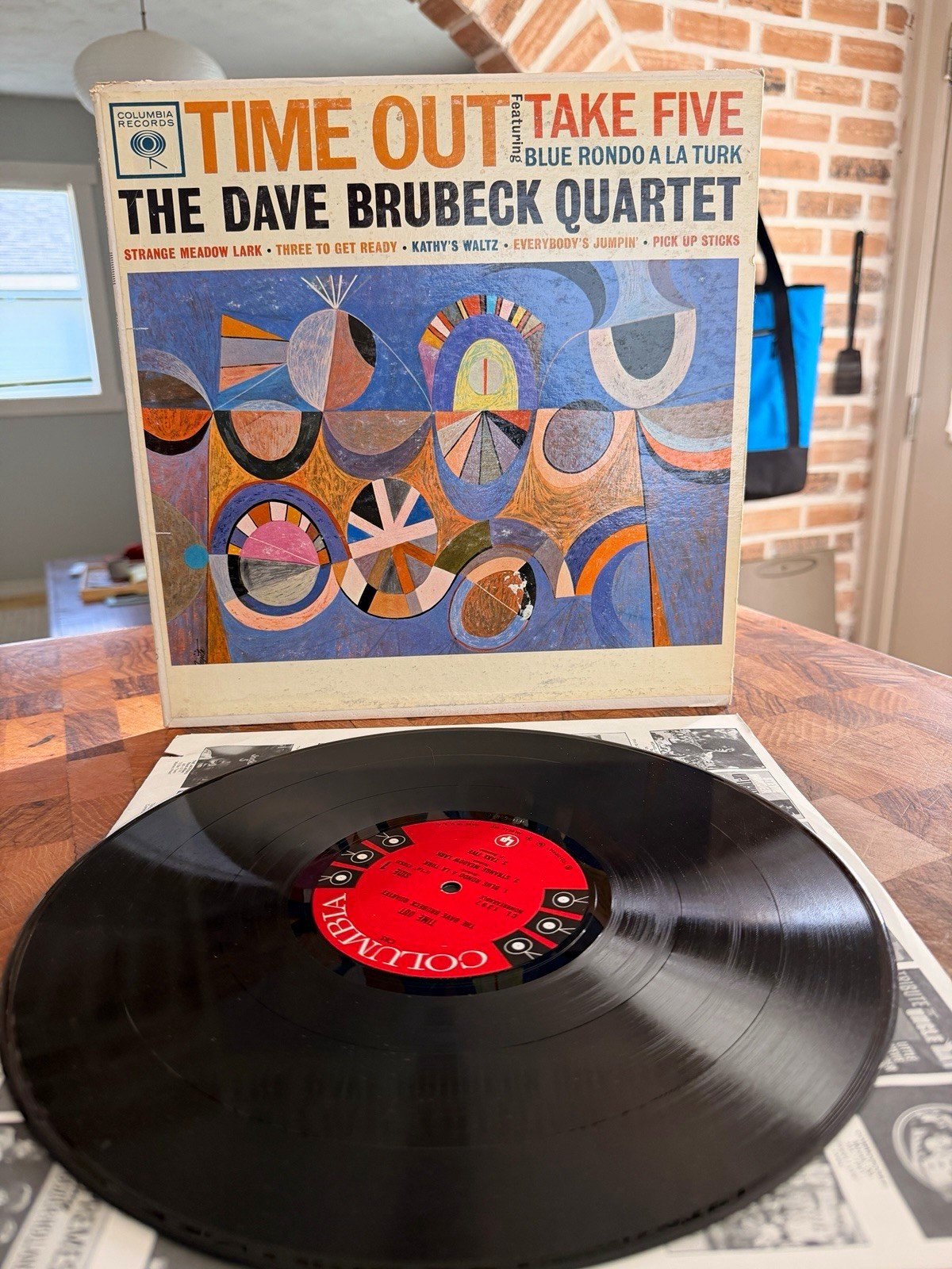 Dave Brubeck Time Out LP Columbia CL 1397 Mono Six Eye VG+/VG+