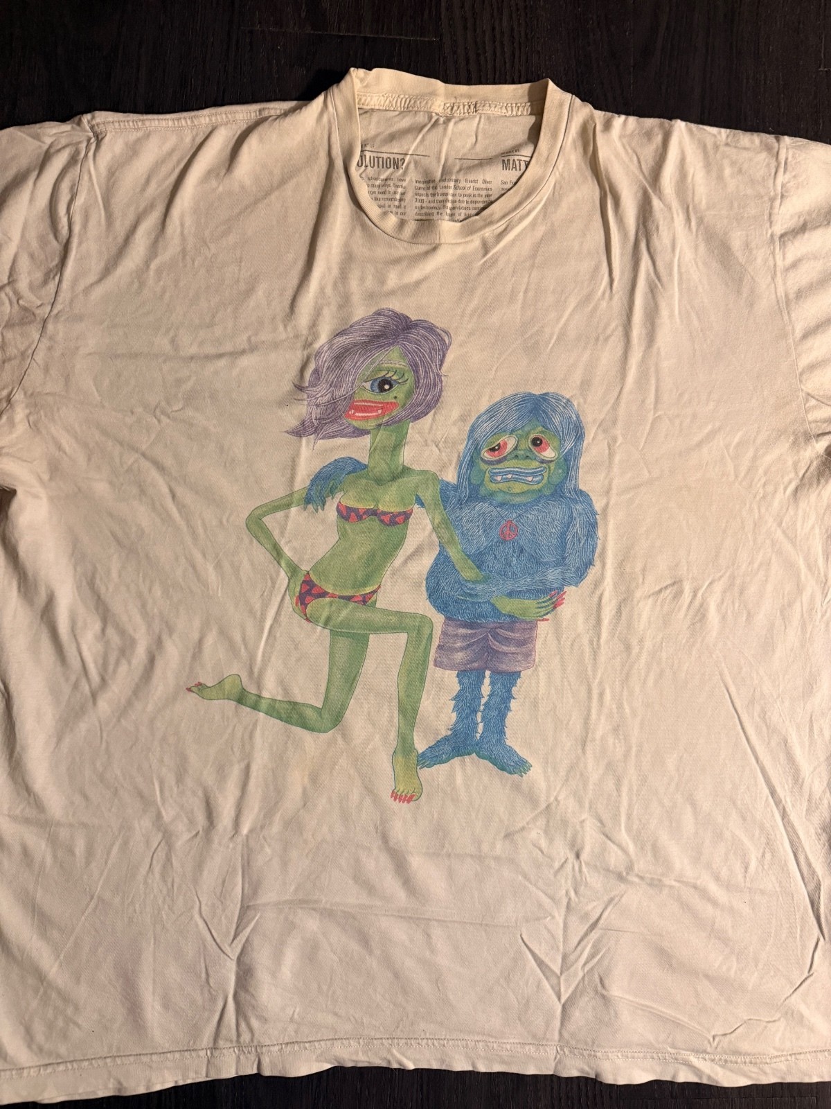 Vintage 2008 T-Post Issue 34 Matt Furie Artist Graphic Tee Vintage 2008 T-Post Issue 34 Matt Furie Artist Graphic Tee