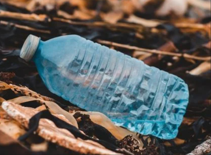 Plastic Mineral Water Bottle, blue, 1 PCS
