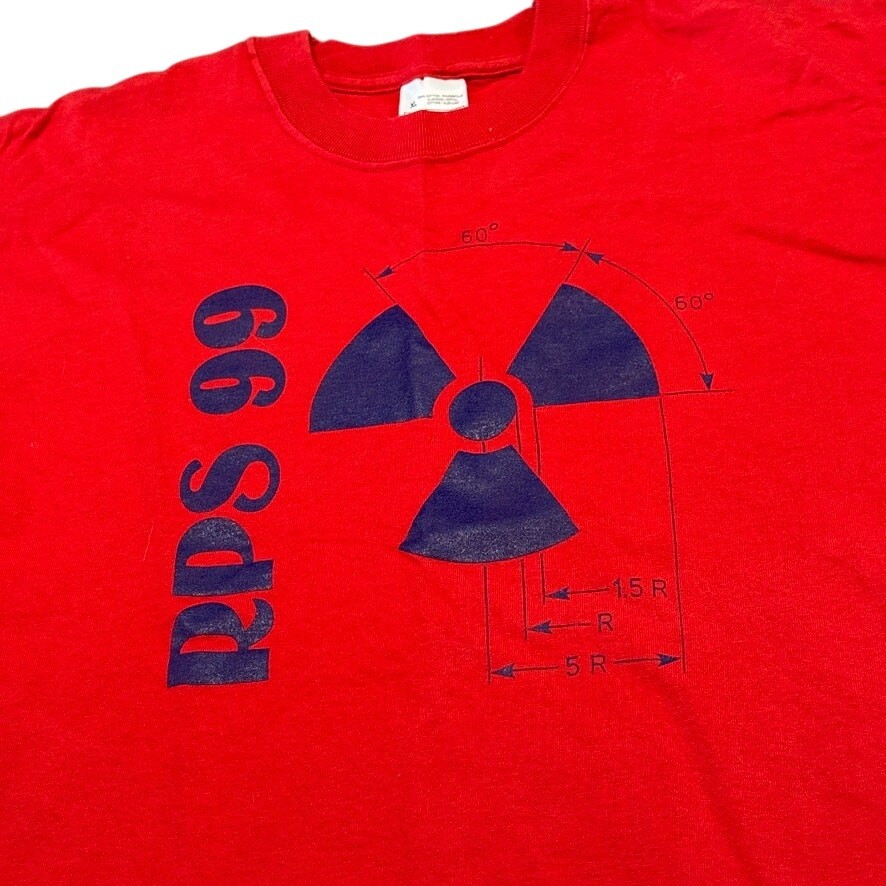 Vintage 80s Deadstock Screen Stars Premium Tee Ireland XL RPS 99 Nuclear