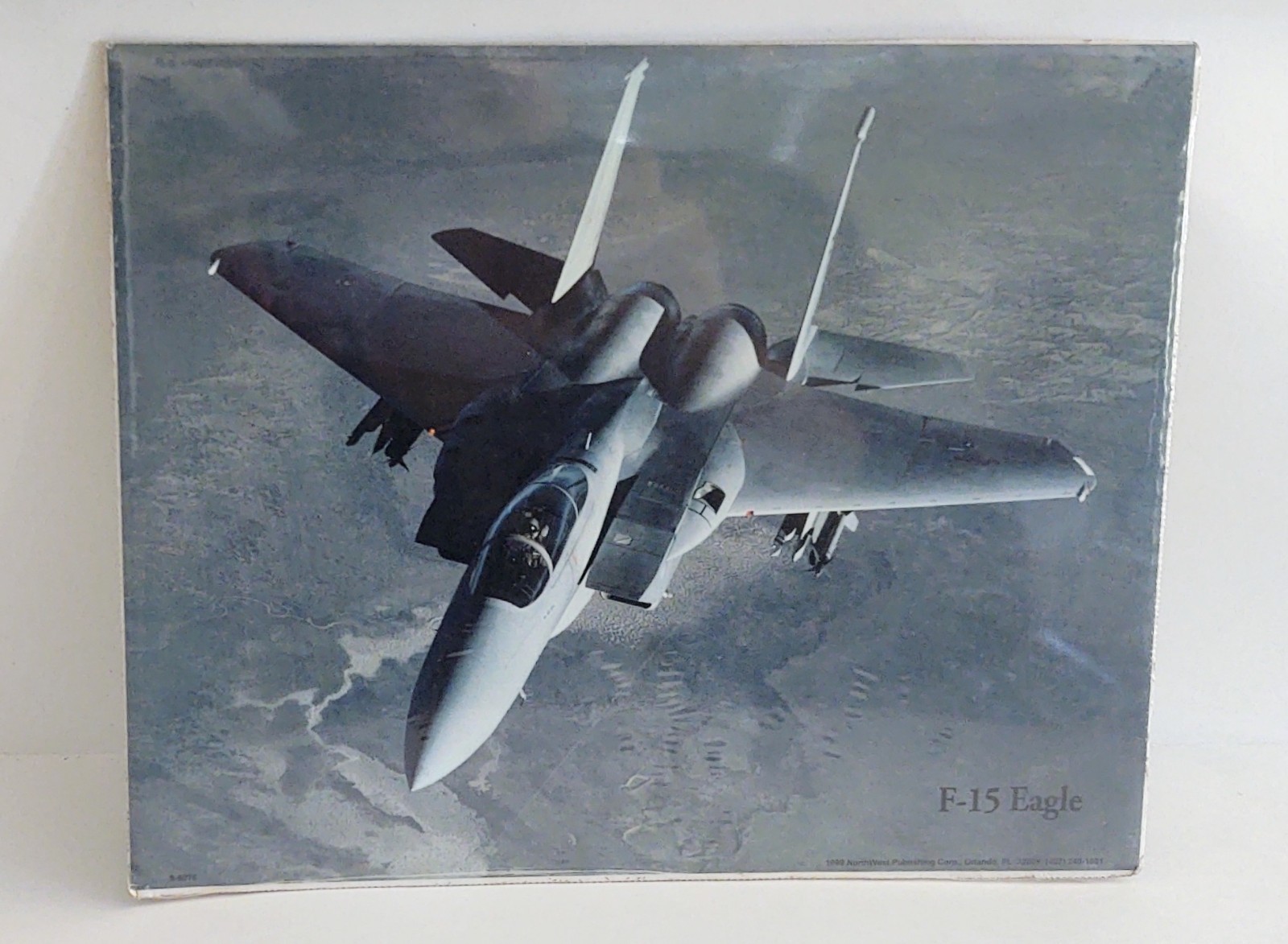 1999 Vintage McDonnell Douglas F-15 Eagle Poster Print 8\