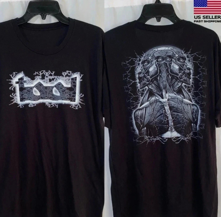 90s Tool Band T-Shirt Rock Metal Graphic Concert Tour Tee