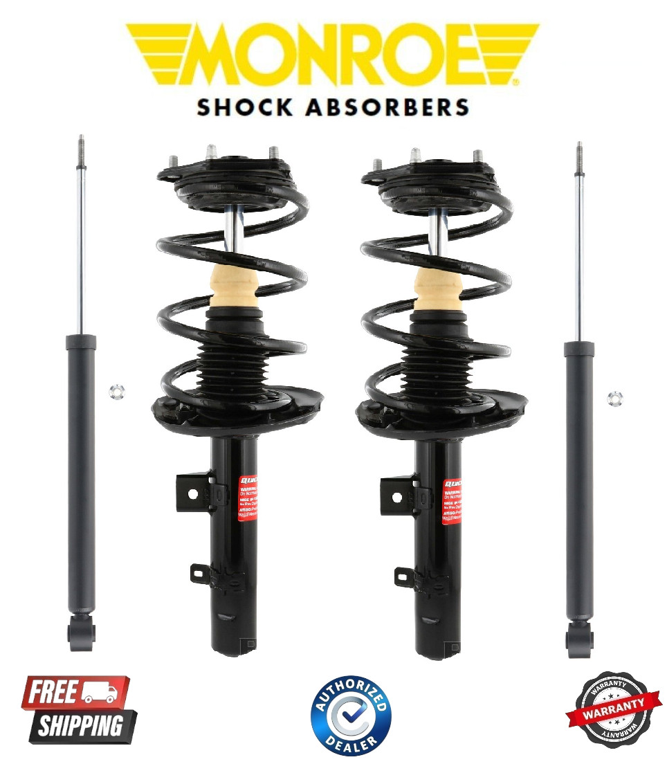 Monroe Front Struts & Coil Springs Rear Shocks Set for 2018-2022 Honda Accord