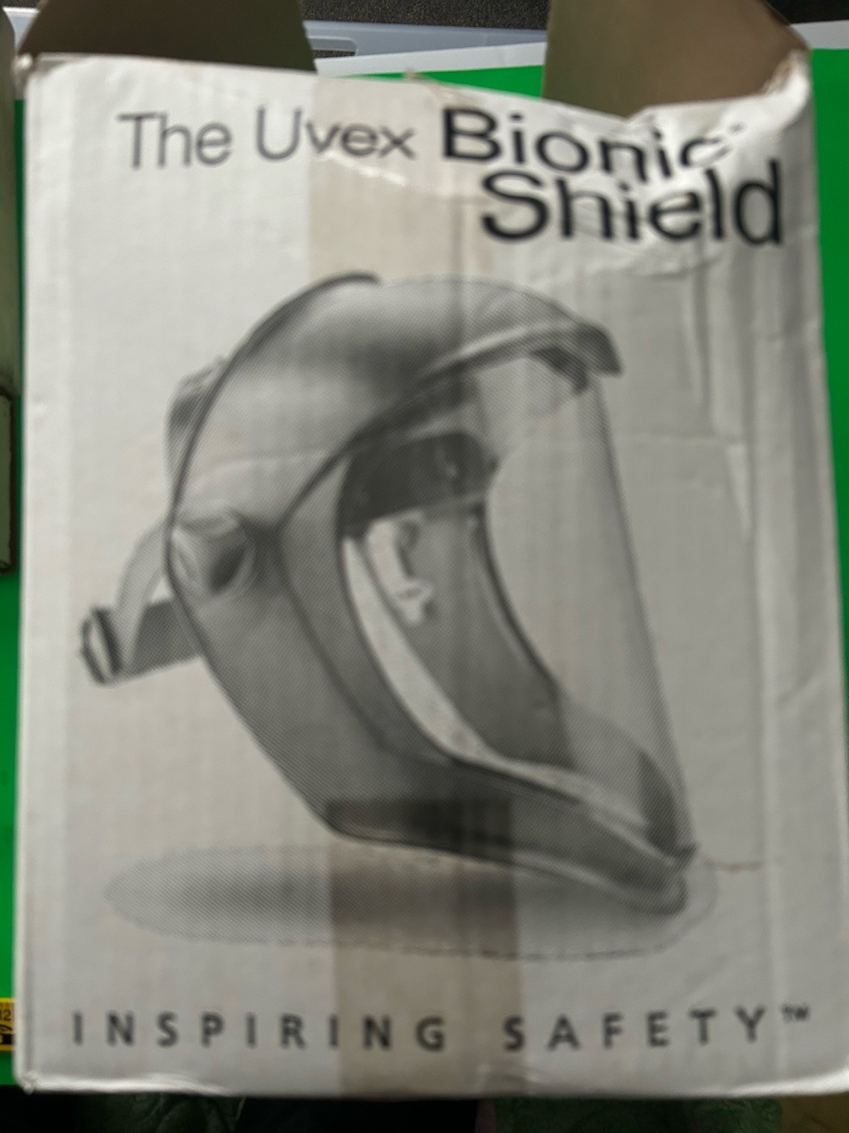 The Uvex Bionic Shield Face Shield by Honeywell with Clear Lens NOS