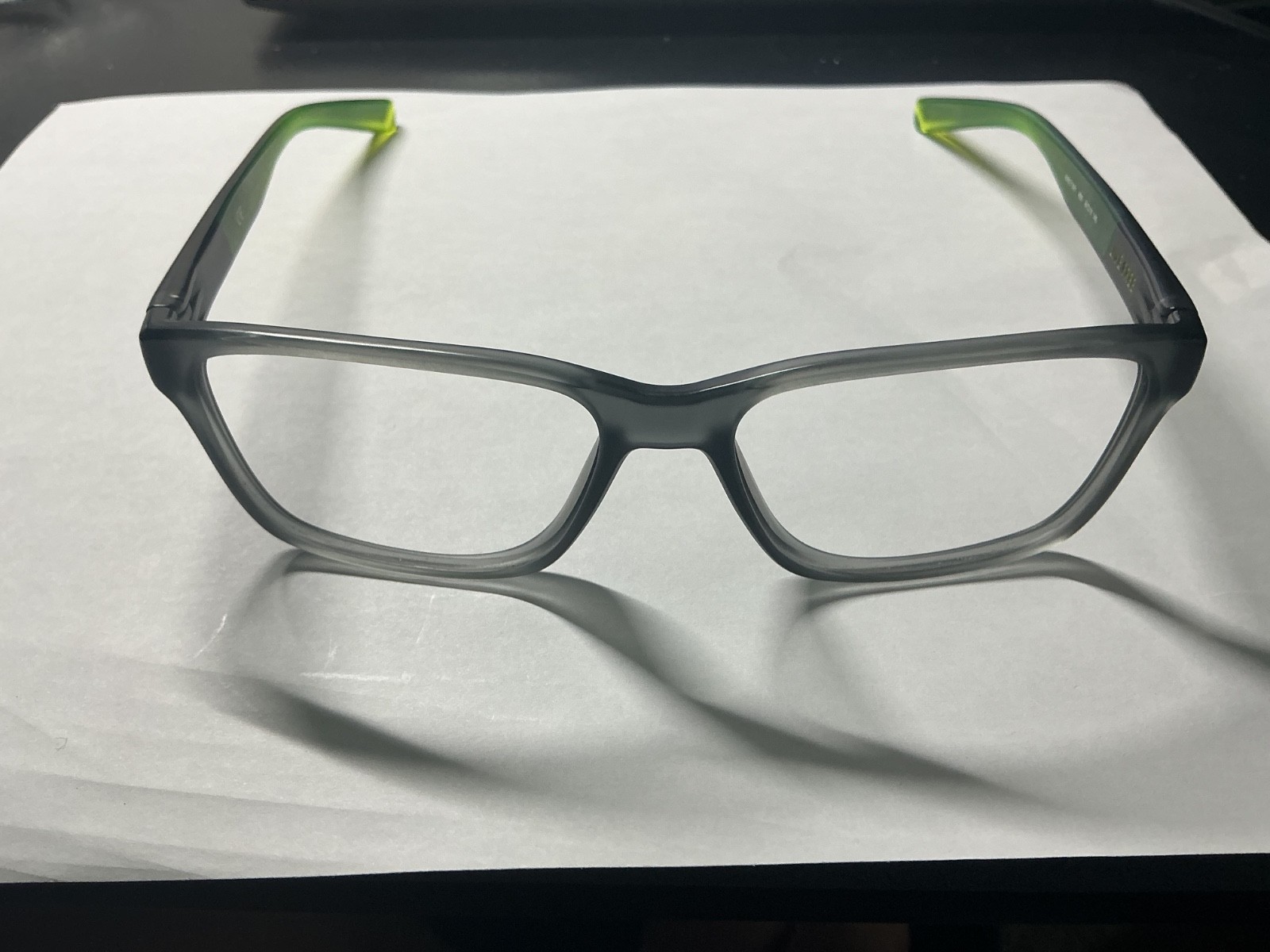 Nike Eyeglasses 7091 065 Matte Smoke Grey Green Square 54-16-140 no demo lenses Nike Eyeglasses 7091 065 Matte Smoke Grey Green Square 54-16-140 no demo lenses