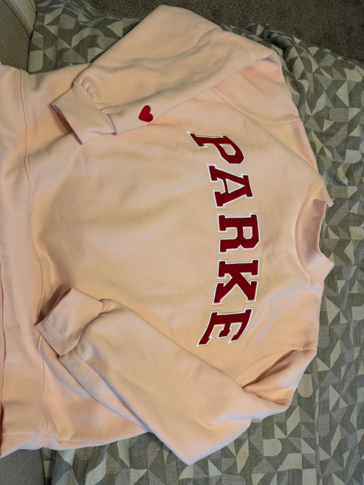 PARKE Valentine Collection mockneck sweatshirt xxl PARKE Valentine Collection mockneck sweatshirt xxl