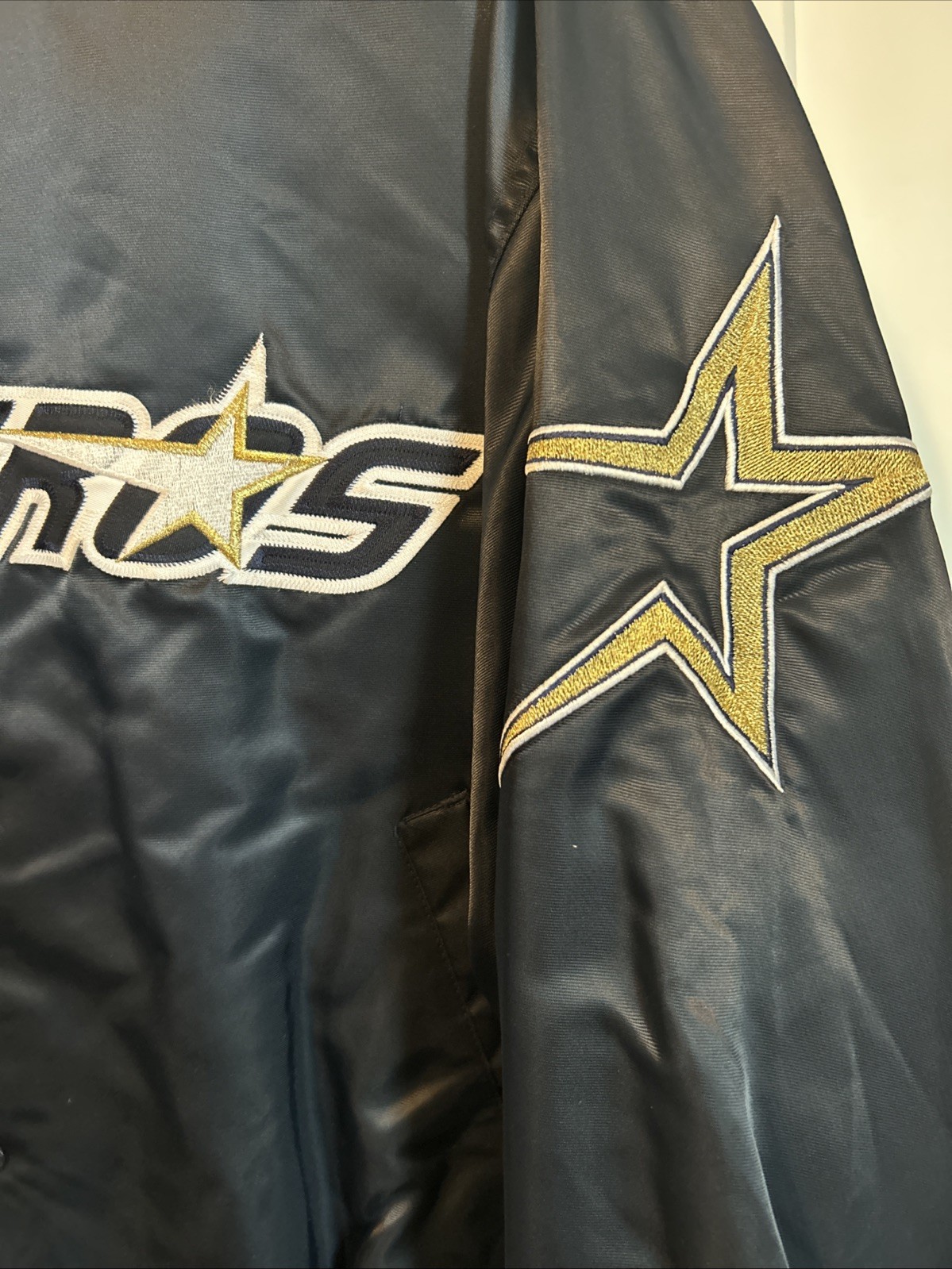 Vintage 90’s Houston Astros Starter Diamond Collection Satin Jacket Men’s L RARE