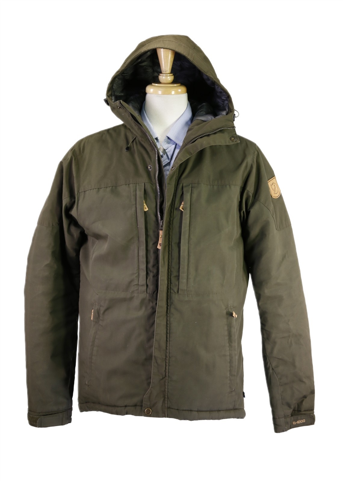 Fjallraven G-1000 Skogso Skogso Padded Hooded Jacket Mens Medium Fjallraven G-1000 Skogso Skogso Padded Hooded Jacket Mens Medium