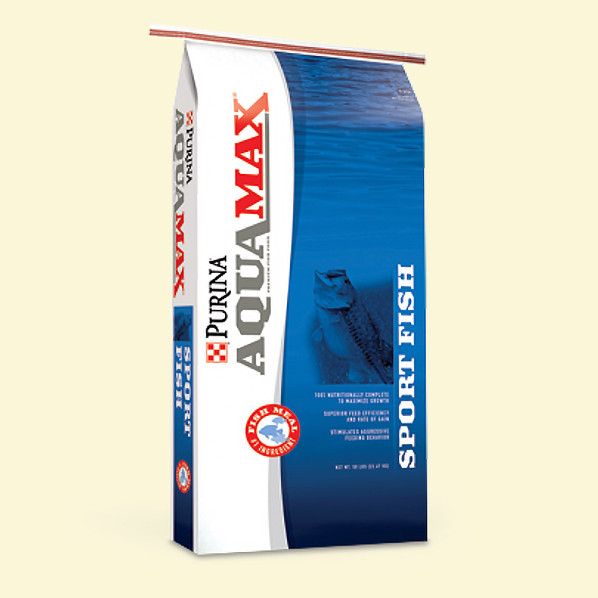  50-LBS Purina AquaMax 600 All Fish High Protein Pellet Pond Fish Food - Bjpond