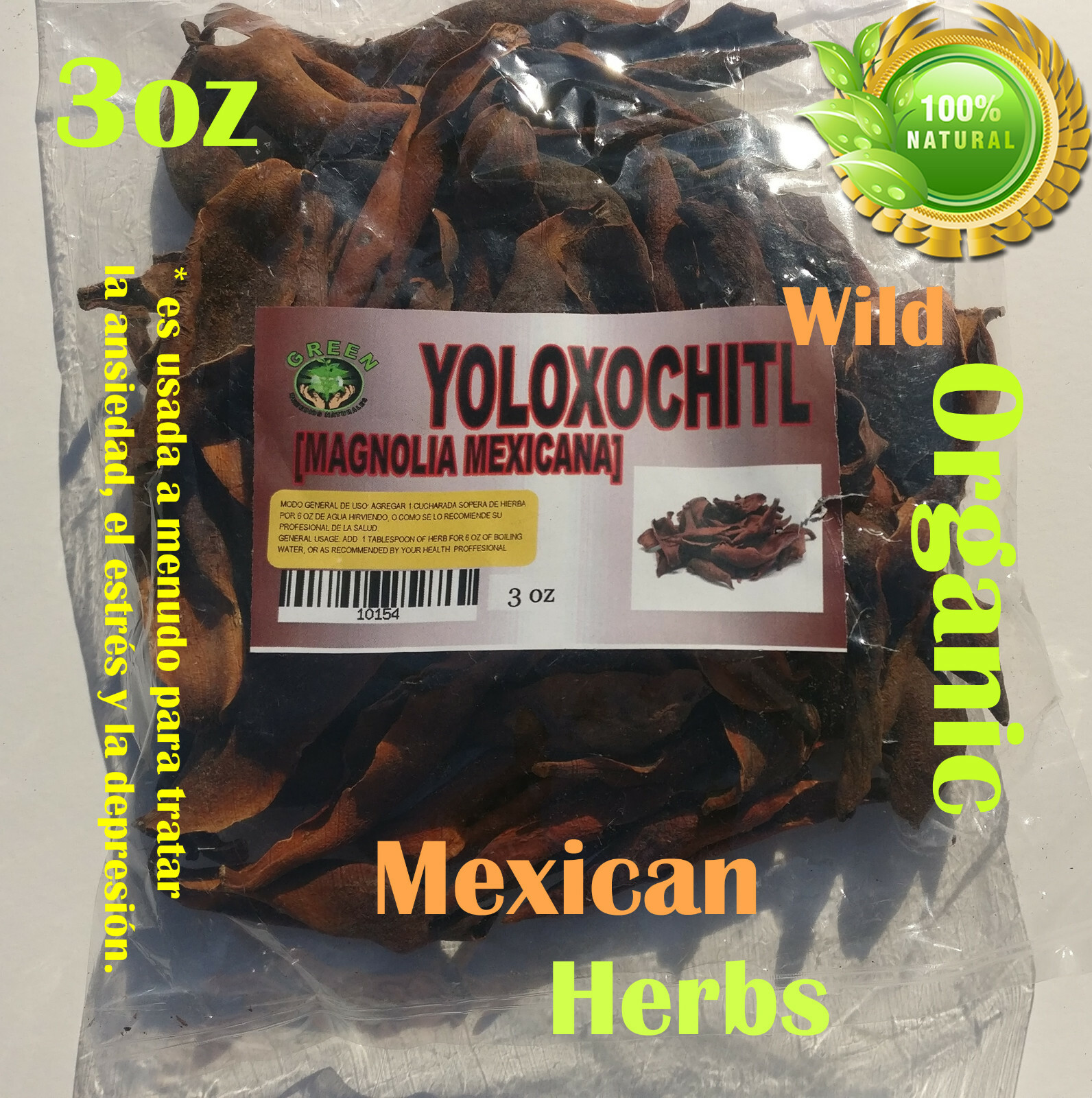 3oz Magnolia, Flor de Magnolia/yoloxochitl,Magnolia flower - Te de magnolia 3oz Magnolia, Flor de Magnolia/yoloxochitl,Magnolia flower - Te de magnolia