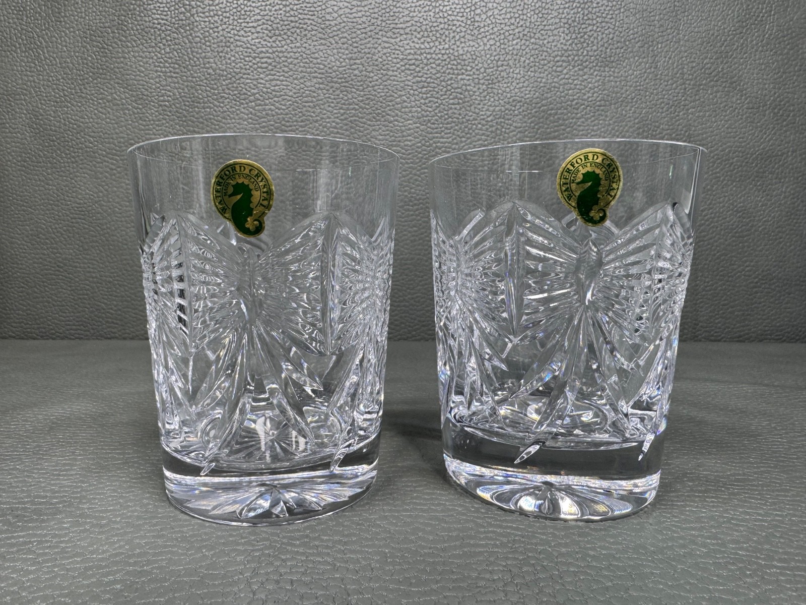 Pair of Waterford Crystal Millennium Collection \