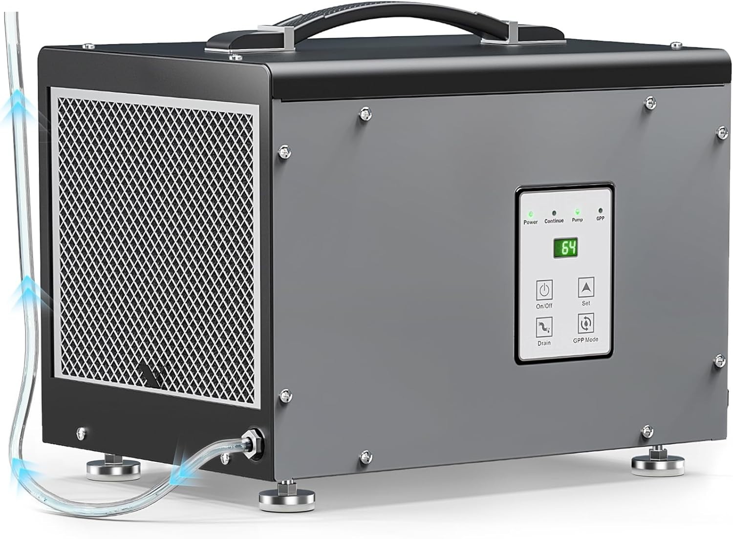 BaseAire AirWerx 35P 70 Pint Crawl Space Dehumidifier Commercial 1000 Sq w/Pump