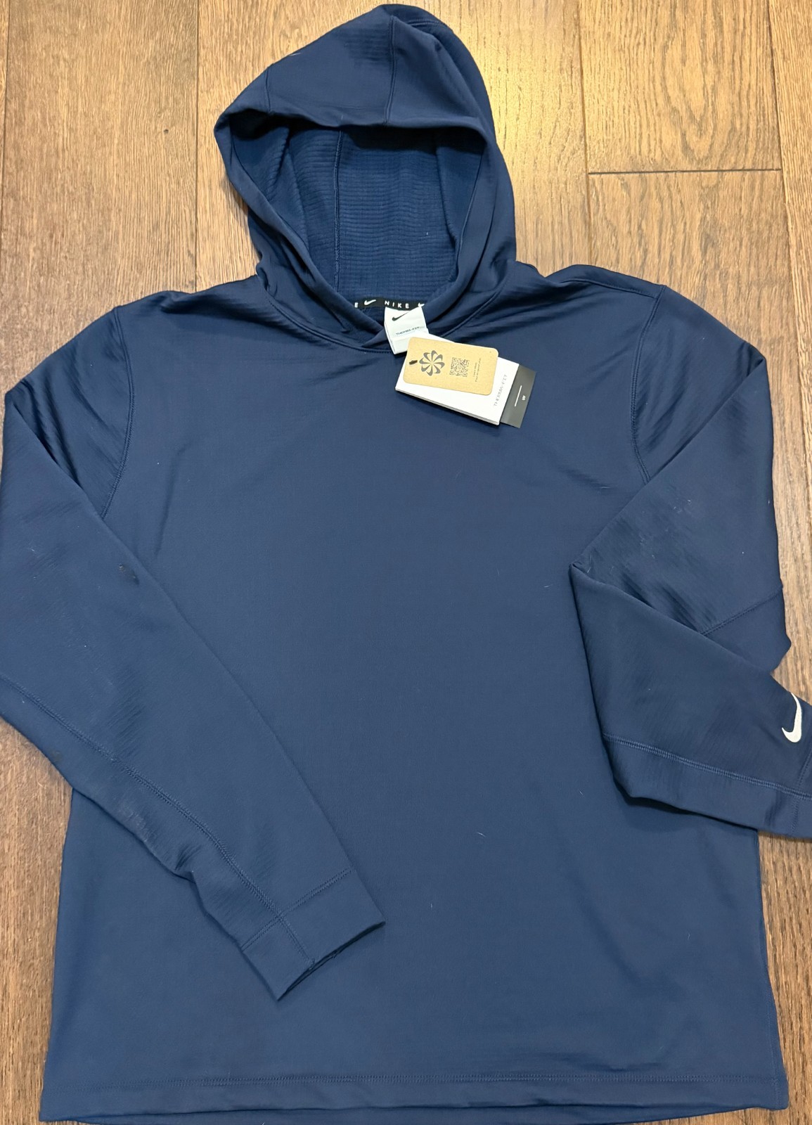 Nike Men\'s Velocity Therma-FIT Golf Hoodie, Navy, Large, $99 NEW 2026