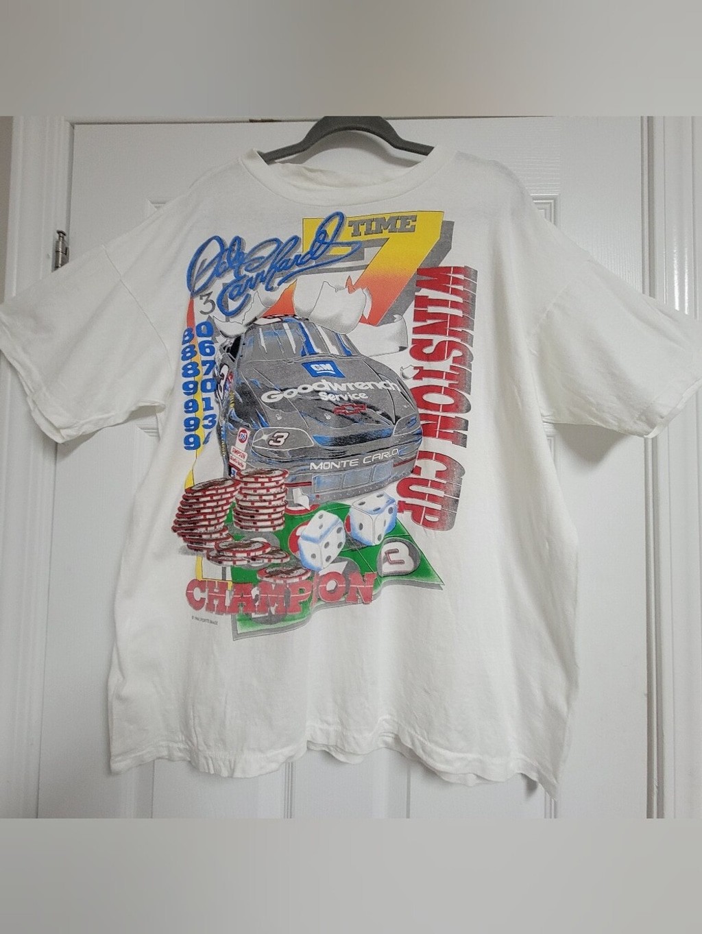 Vintage 1995 Nascar Dale Earnhardt 7 Time Champion Winston Men\ Vintage 1995 Nascar Dale Earnhardt 7 Time Champion Winston Men\