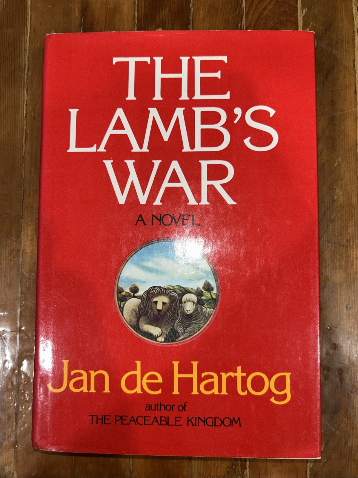The Lamb's War A Novel by Jan de Hartog 1980 Hardcover SIGNED 1st Edition HBDJ