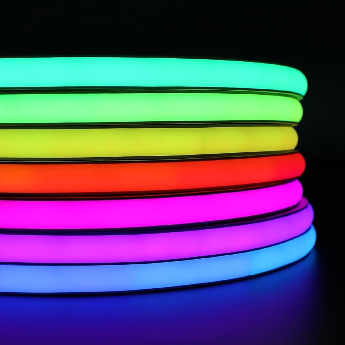 12V 24V Waterproof IP68 COB WS2811 RGBIC 720leds/m LED Strip Flexible Tape Light