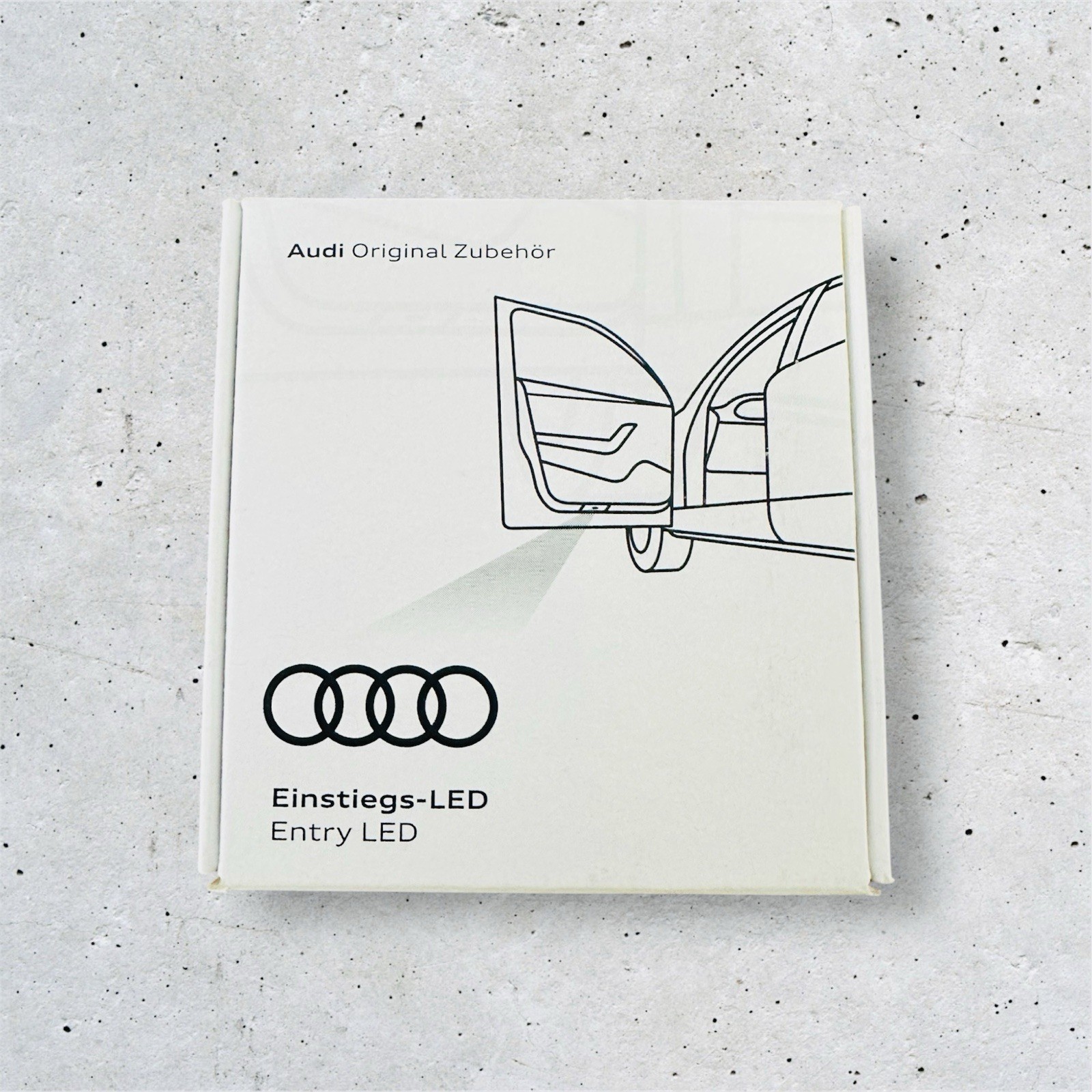 AUDI ENTRY LED PUDDLE LIGHT RINGS OEM 4G0052133G COOL WHITE 5K (2 LED)