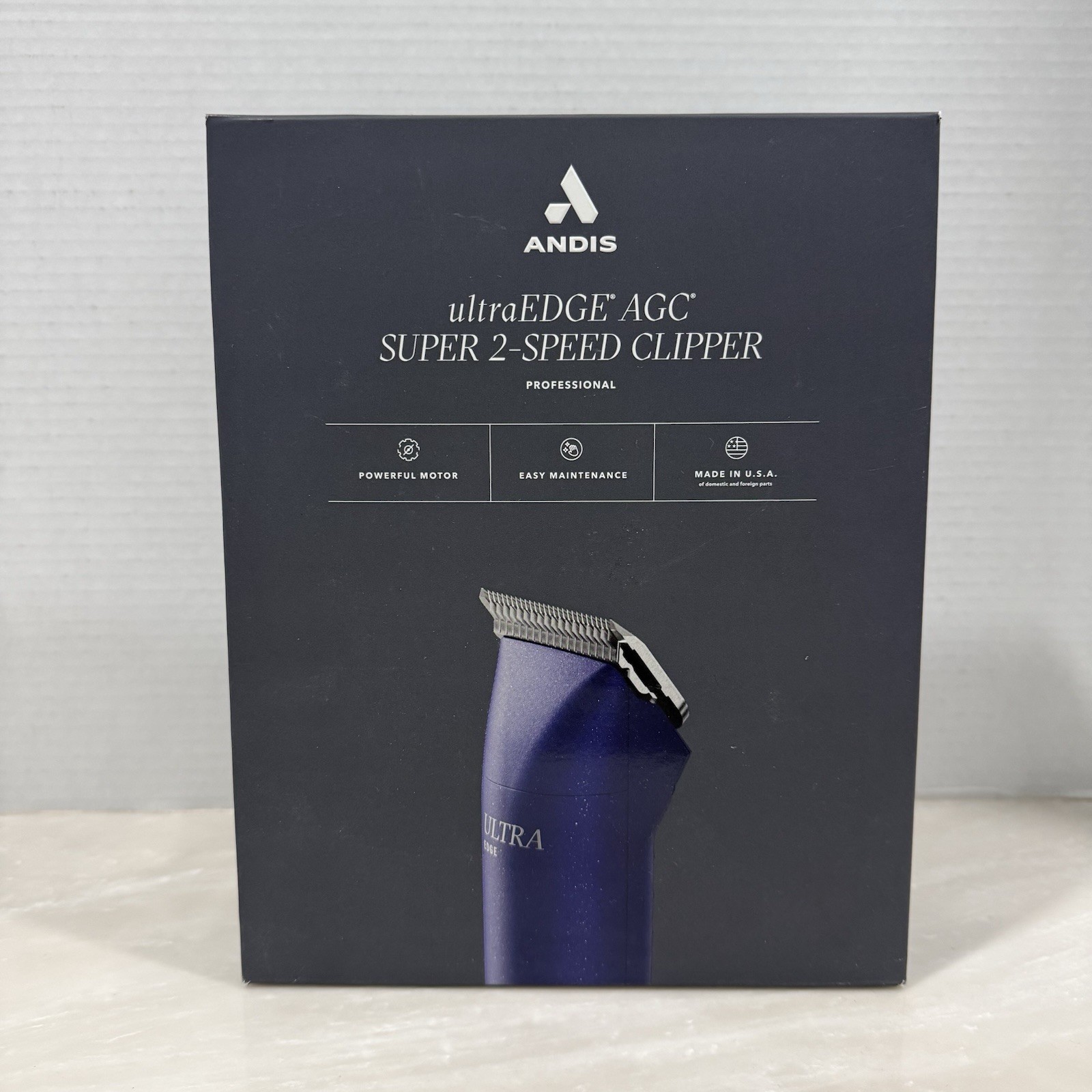 Andis UltraEdge AGC Super 2-Speed Professional Pet Grooming Clipper - Blue - NEW Andis UltraEdge AGC Super 2-Speed Professional Pet Grooming Clipper - Blue - NEW