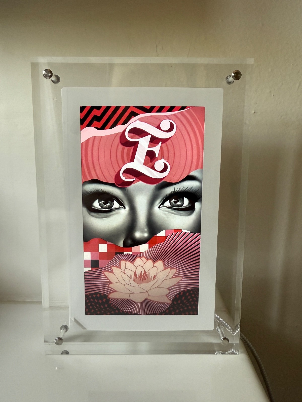 RARE Tristan Eaton 'EMMA' Infinite Objects Digital Art Video Frame Custom