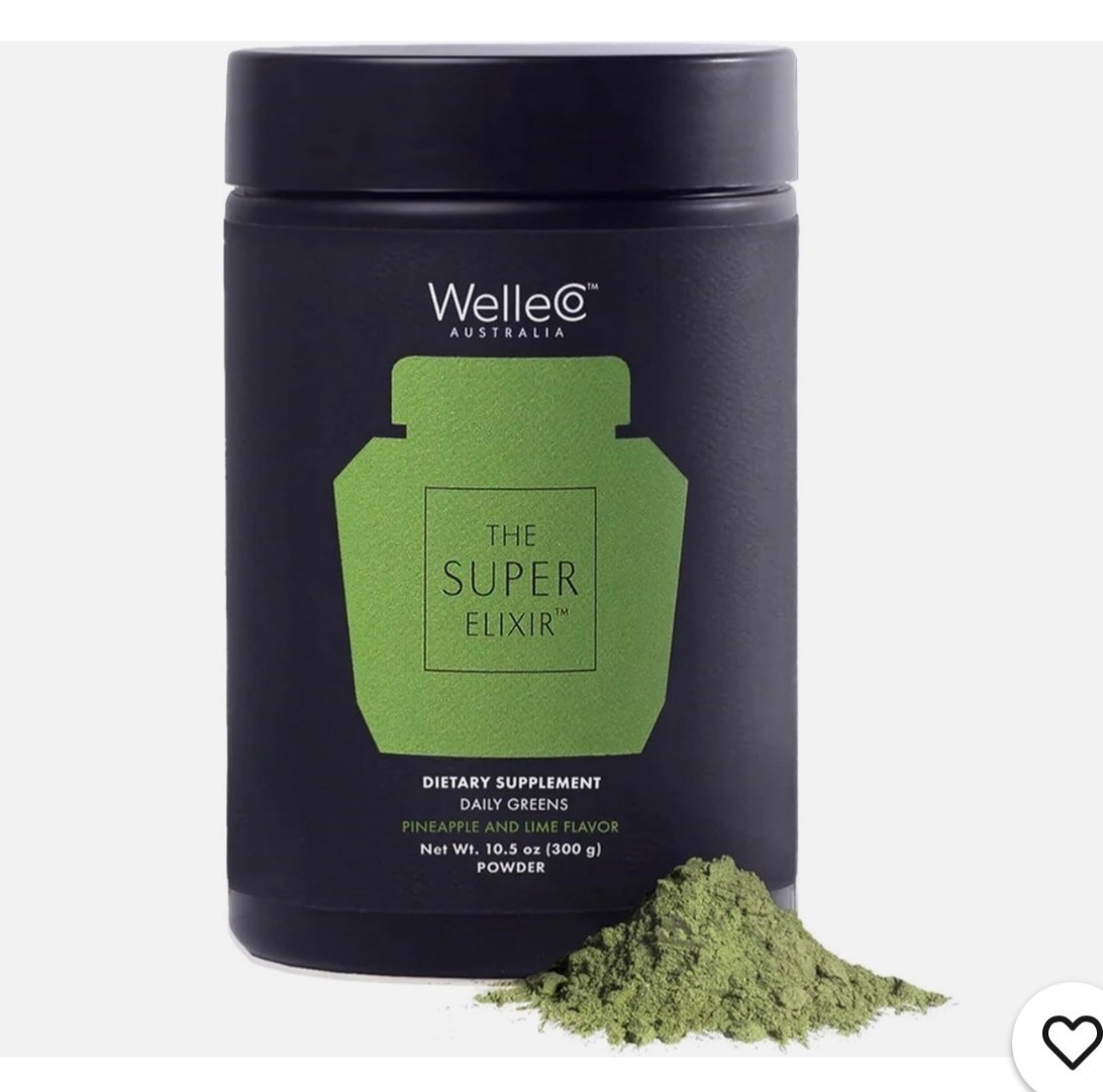 WELLECO AUSTRALIA THE SUPER ELIXIR DAILY GREENS PINEAPPLE & LIME FLAVOR