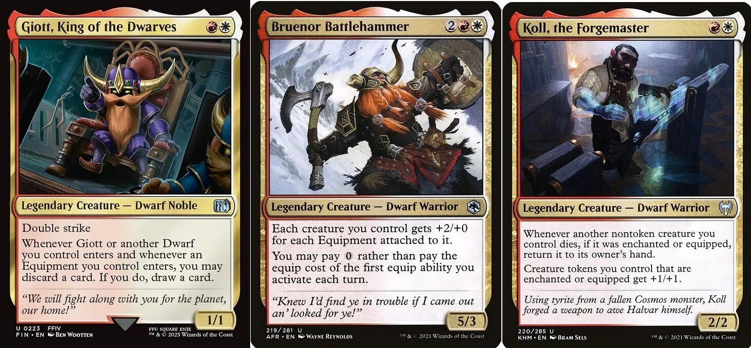 Giott, King of the Dwarves Commander Deck - 100 Cards - MTG - Final Fantasy Giott, King of the Dwarves Commander Deck - 100 Cards - MTG - Final Fantasy