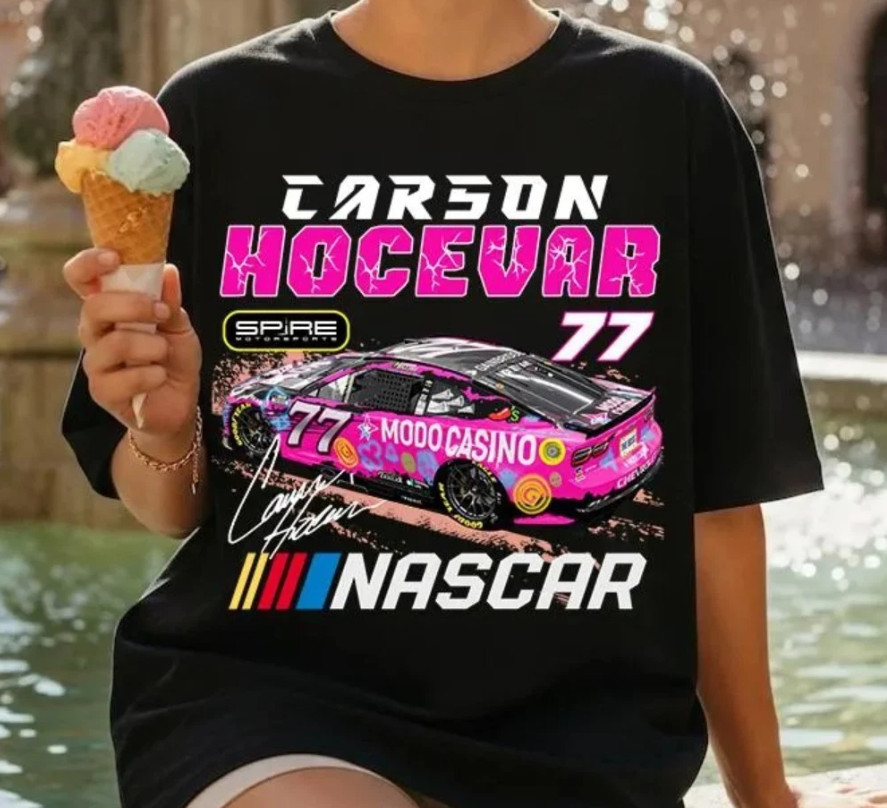 Carson Hocevar Spire Motosports Tee, Nascar Racing Graphic Carson Hocevar Spire Motosports Tee, Nascar Racing Graphic