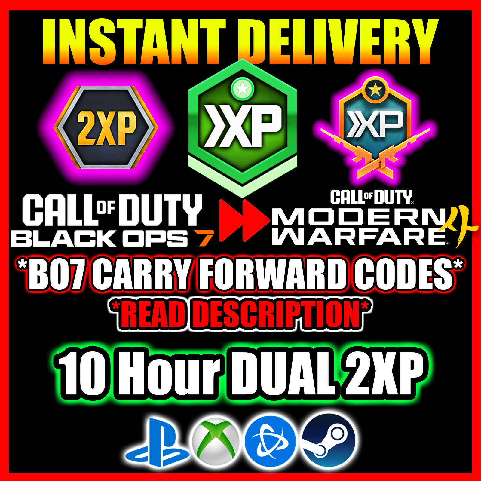 Modern Warfare 4: MW4 Legacy Double XP Codes COD BO7 LEVEL + WEAPON 2XP Codes ✅