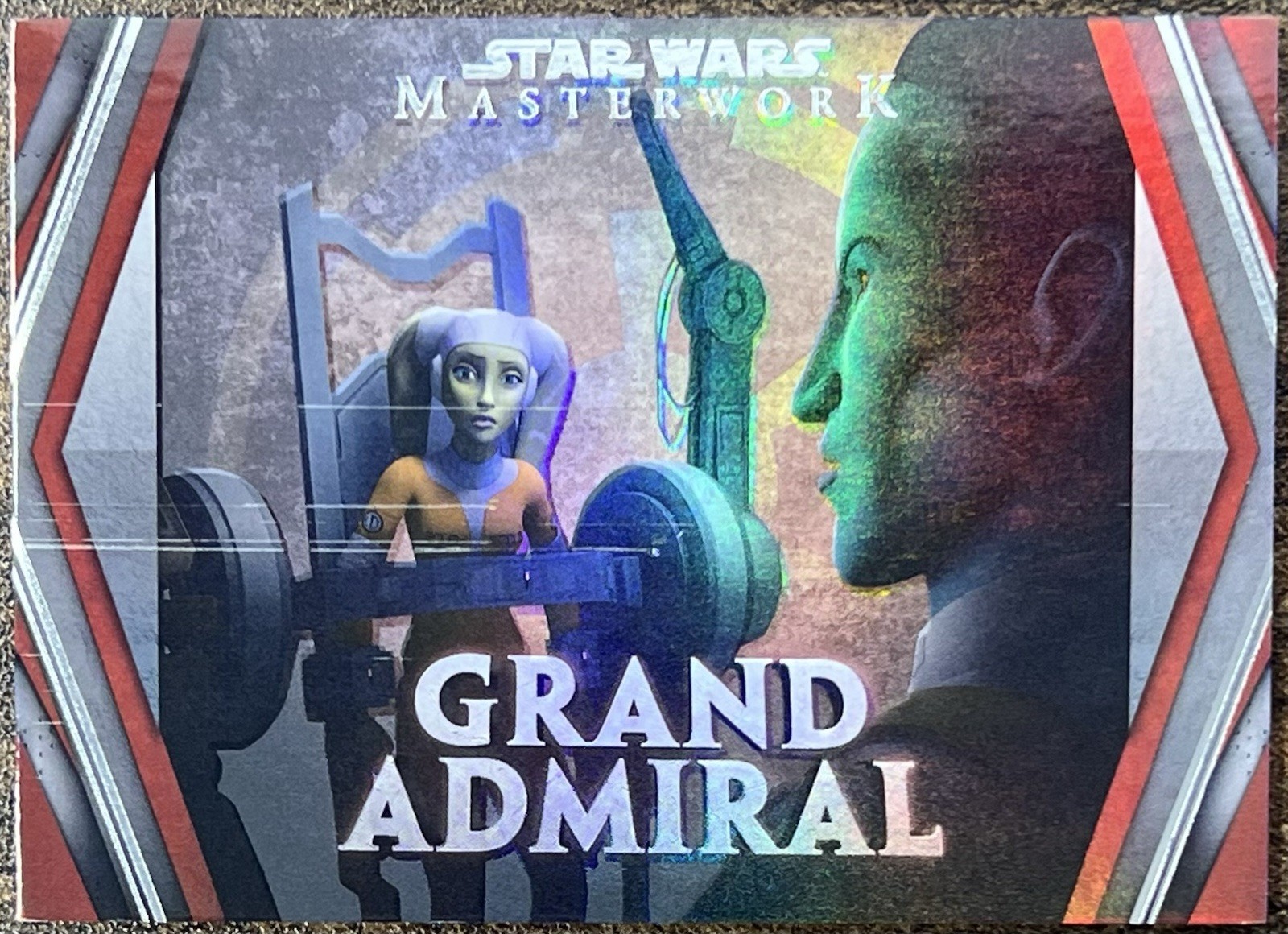 Hera Grand Admiral Thrawn 2024 Topps Star Wars Masterwork Foil #084/299 #HG-15 Hera Grand Admiral Thrawn 2024 Topps Star Wars Masterwork Foil #084/299 #HG-15
