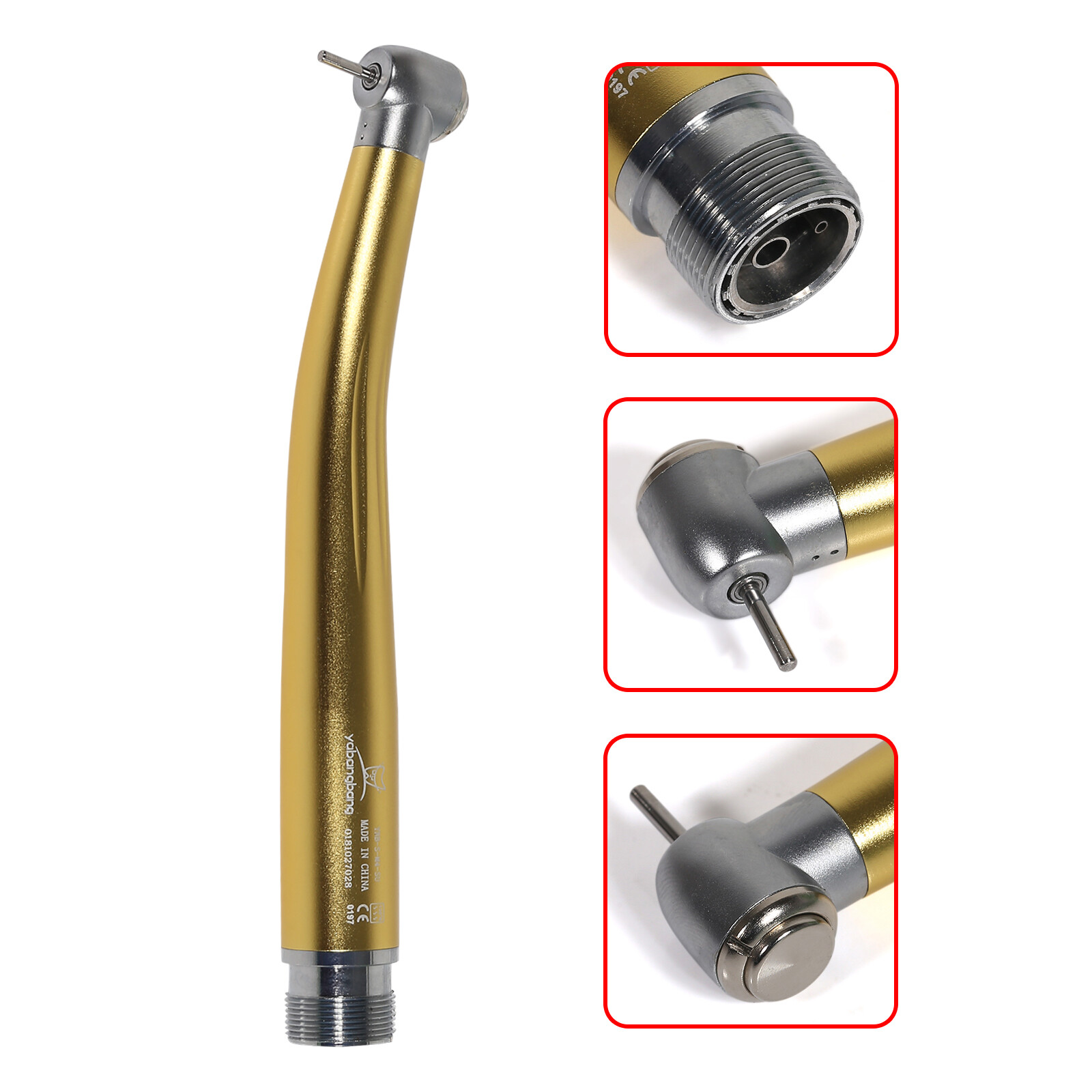 PANA MAX Pieza Mano Dental de Alta Velocidad Turbina Aire Pulsador 2/4H COLORES