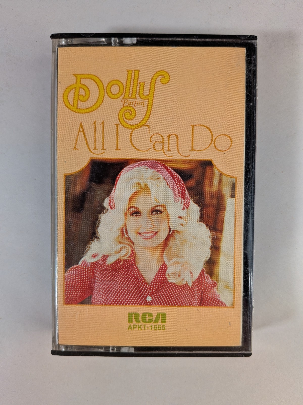 Rare Dolly Parton All I Can Do Cassette Tape RCA Records 1975 White Label
