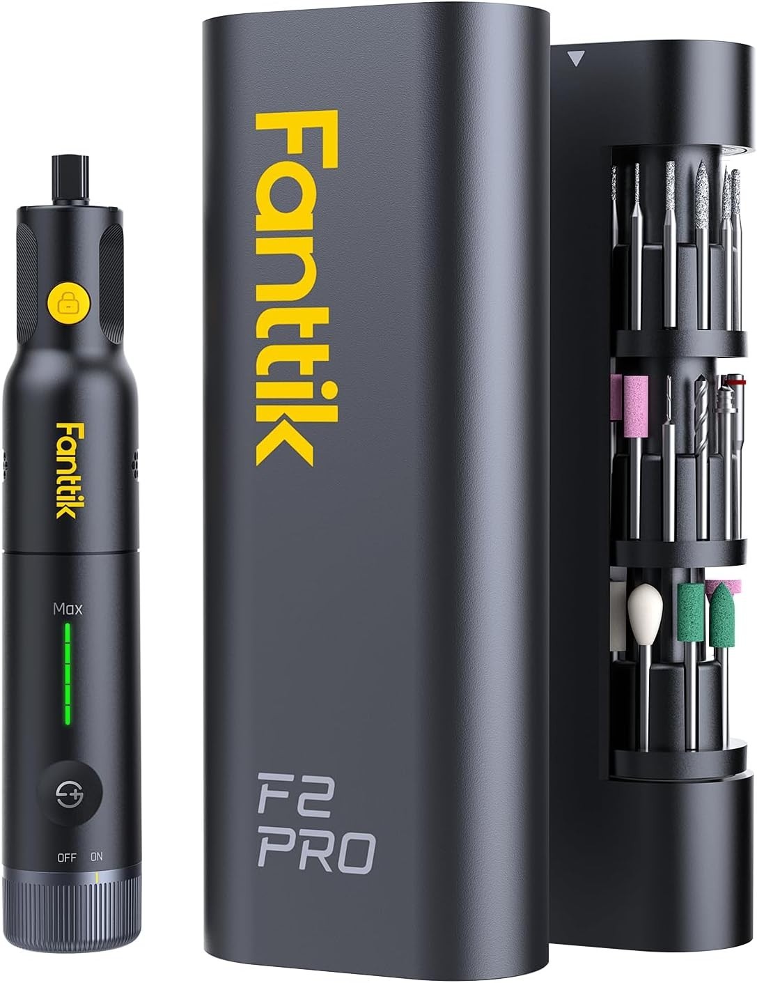 Fanttik F2 PRO Cordless Rotary Tool Kit Strong Magnetic Motor, Revostor Hub,